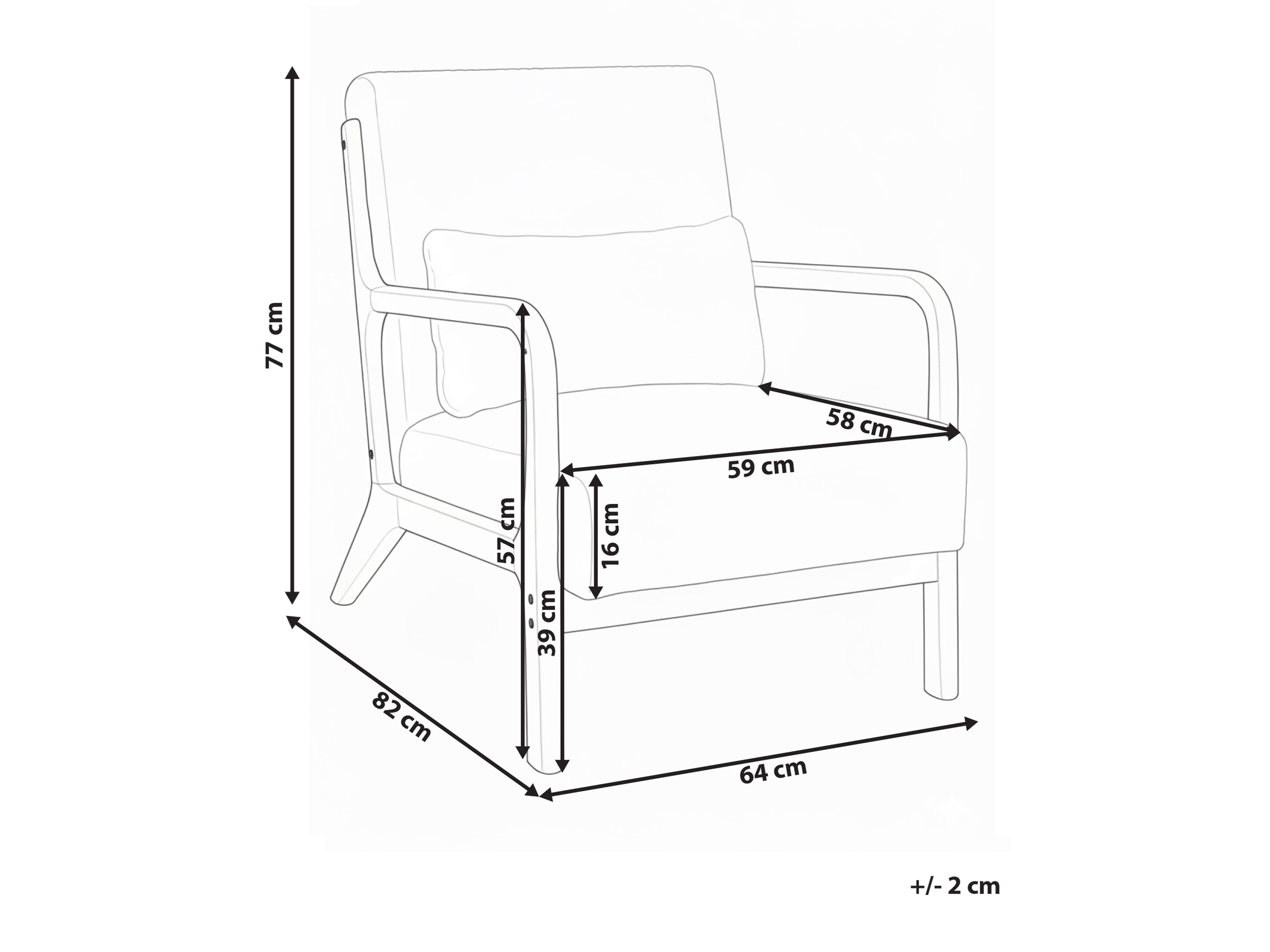 Fotelj Berwyn 2883 (Bela)