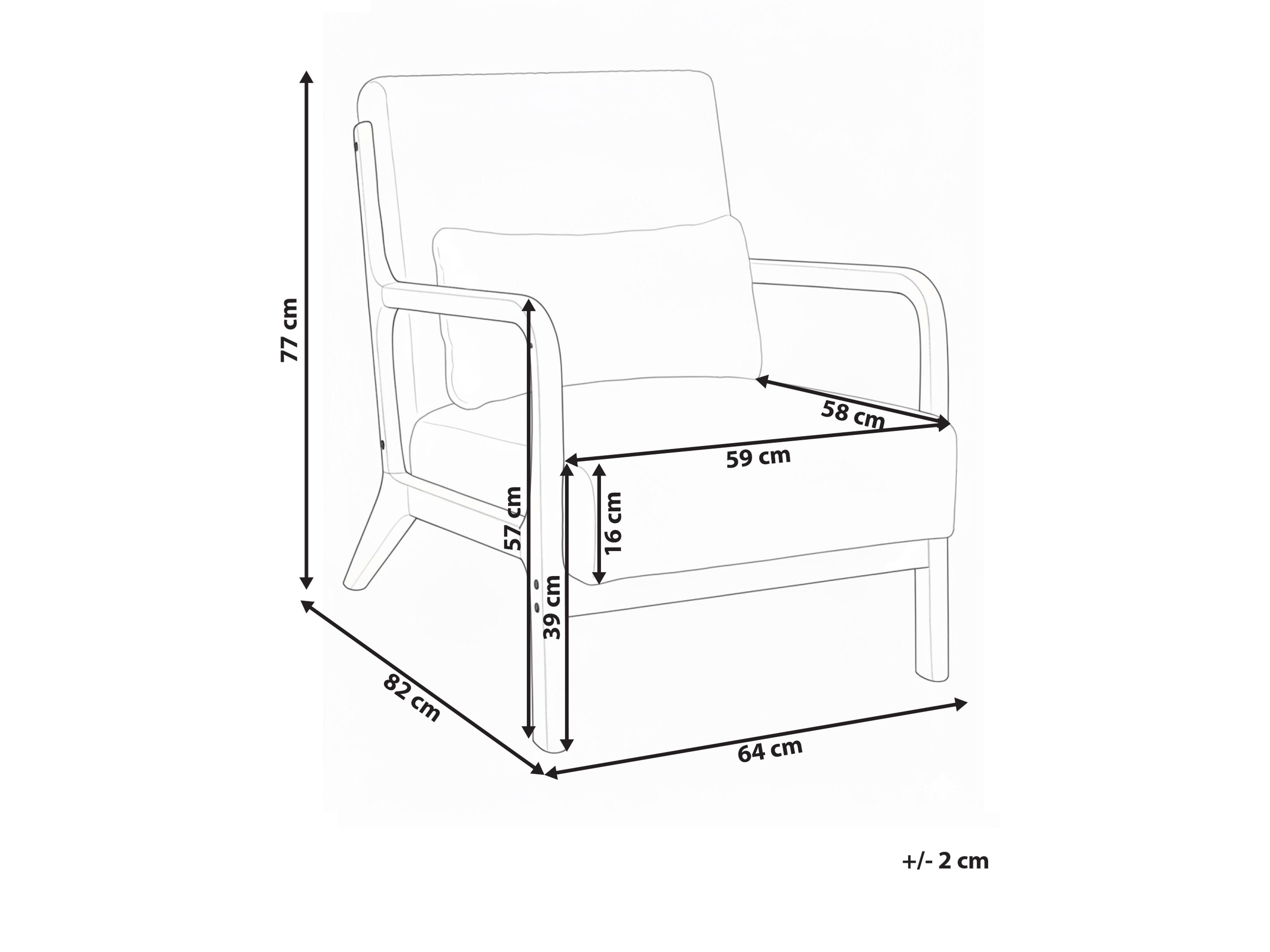 Fotelj Berwyn 2883 (Bež)