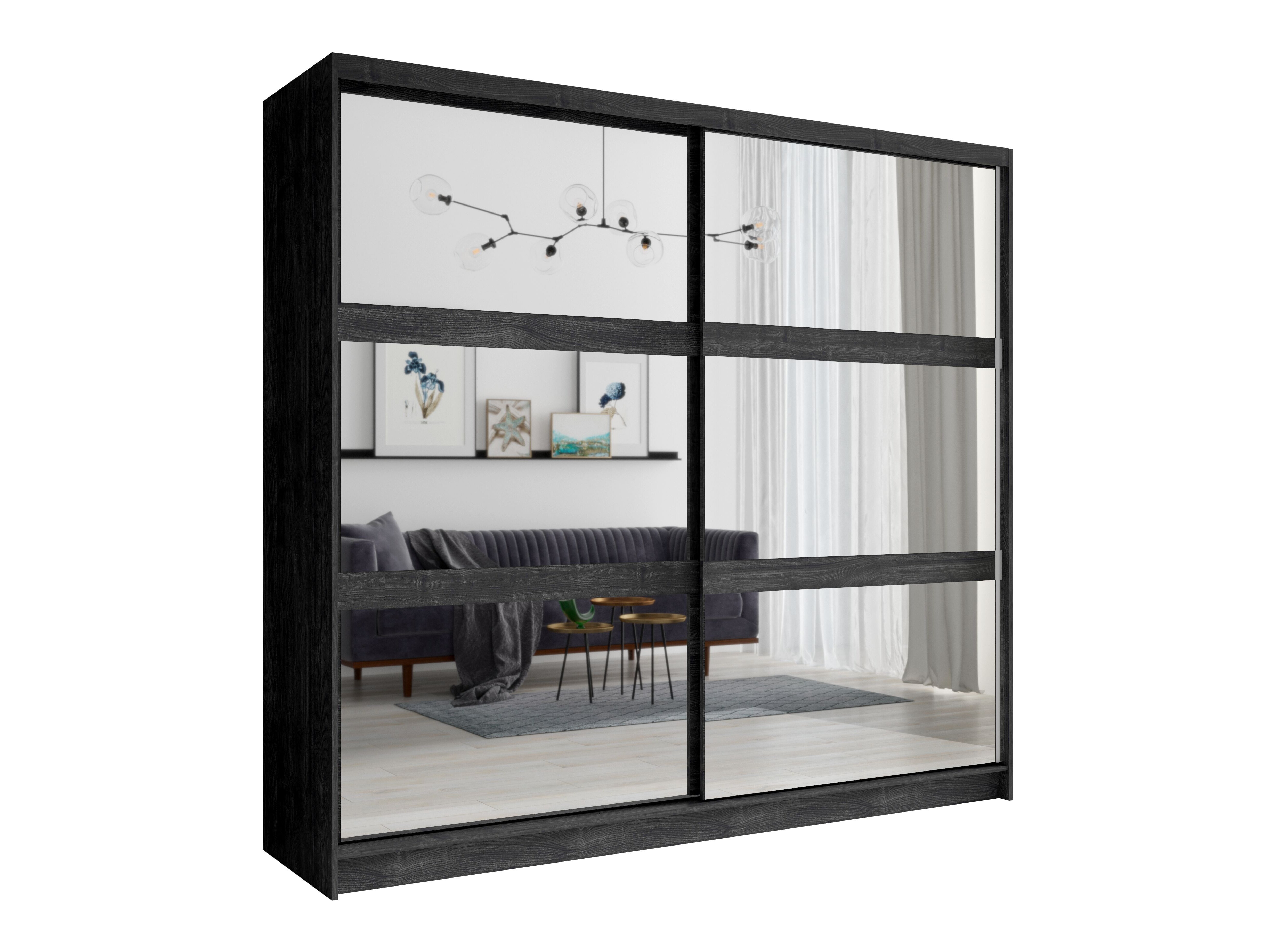 Garderobna omara Fivnola 101 (Črna)