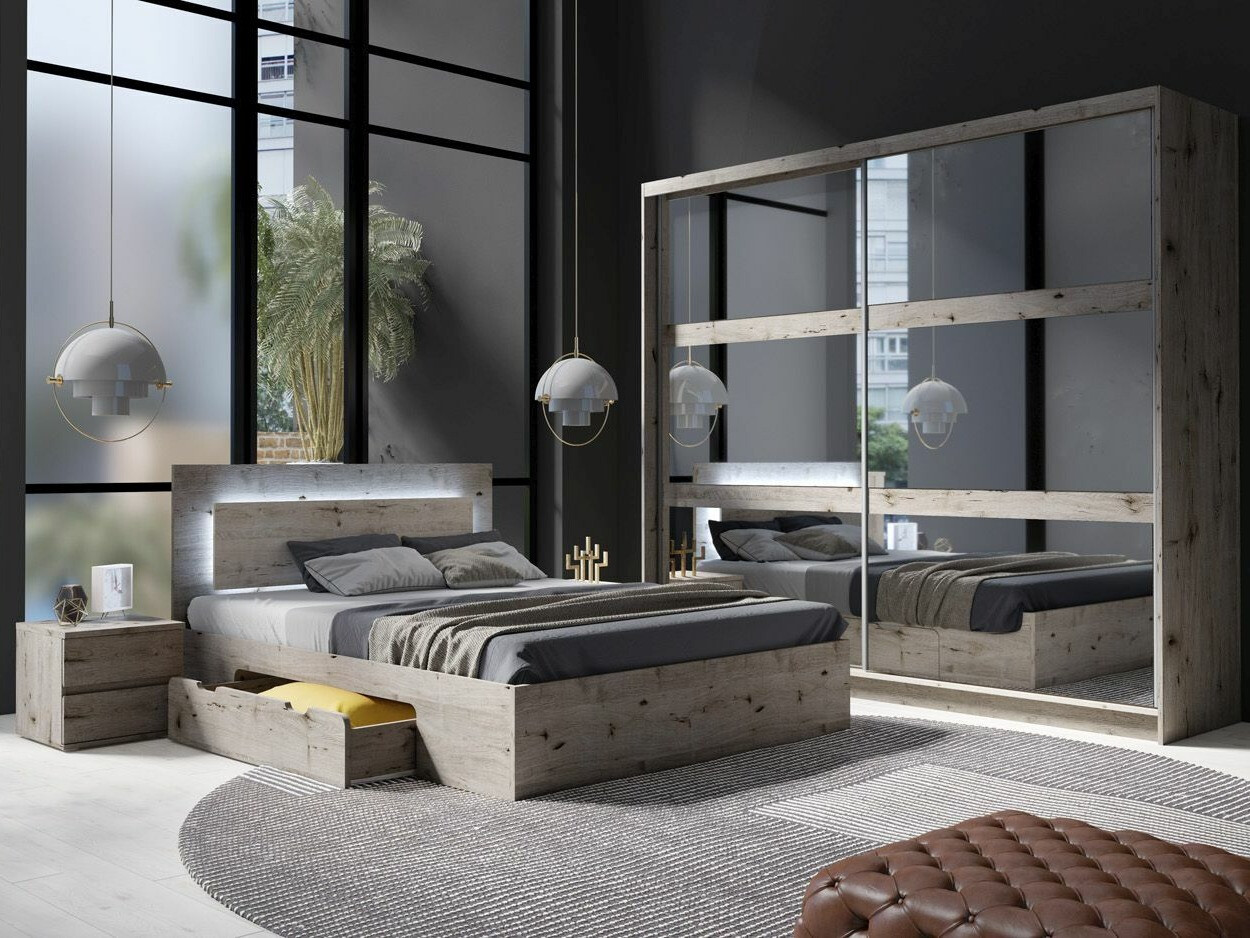 Garderobna omara Fivnola 101 (Wellington hrast)