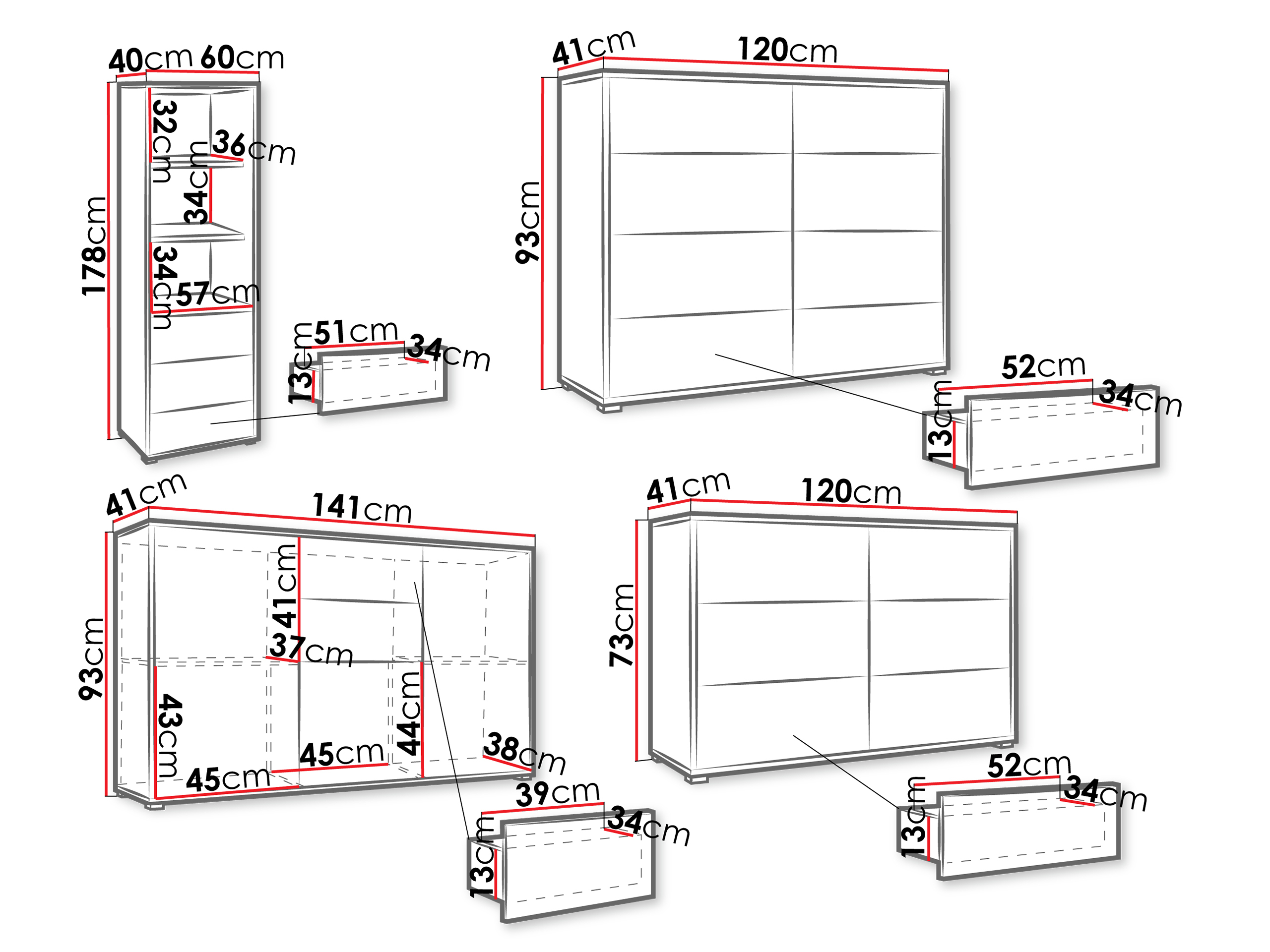 Komplet za dnevno sobo Comfivo Fersoe 108 (Bela)