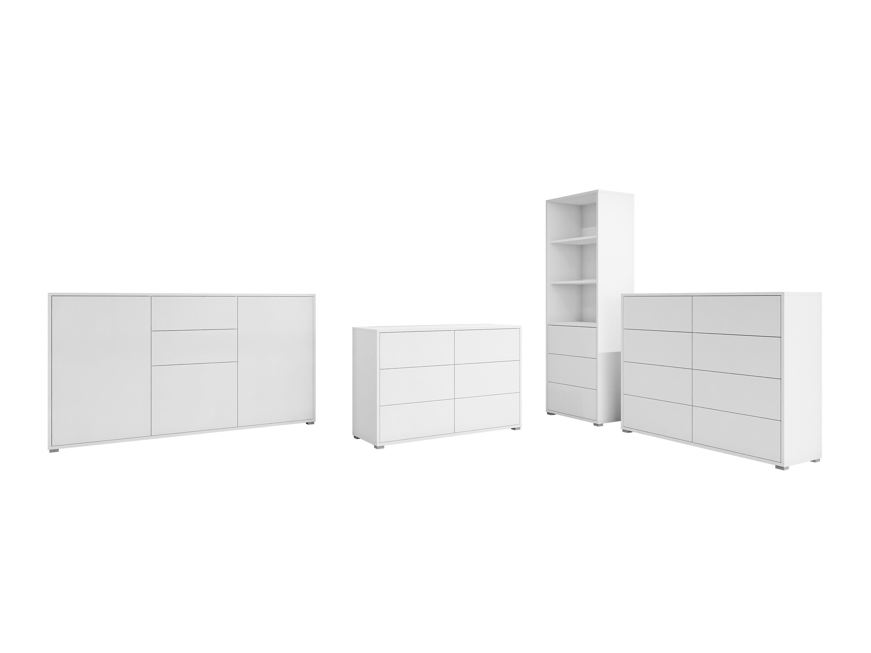 Komplet za dnevno sobo Comfivo Tutela II (Bela)