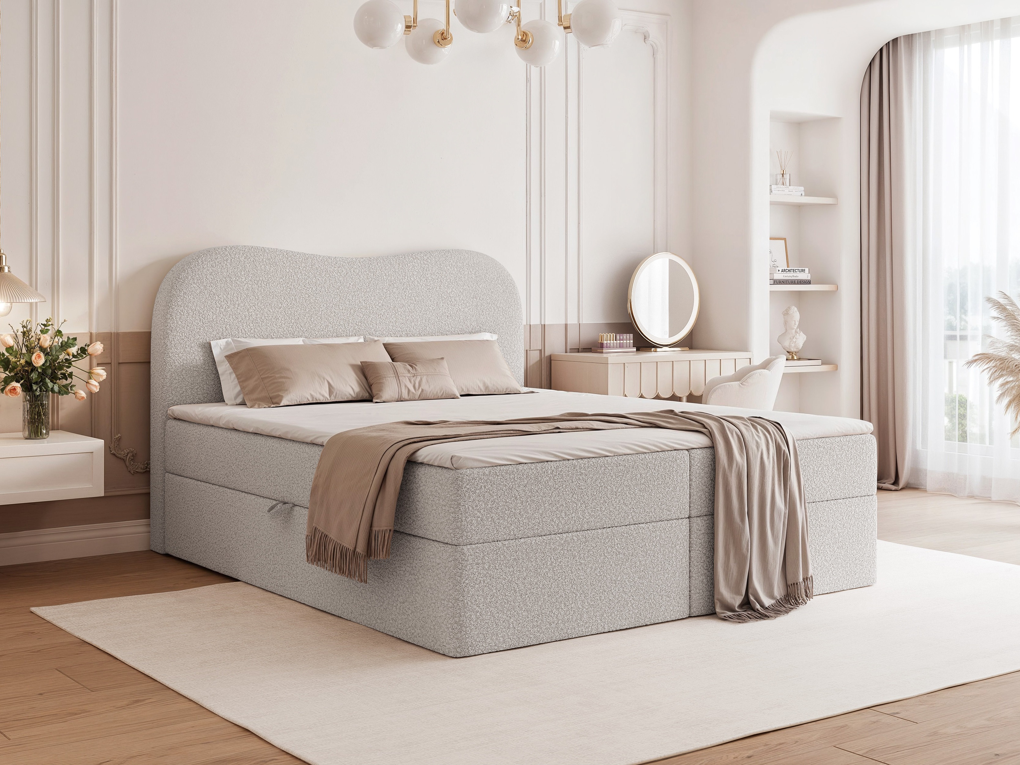 Boxspring postelja Hesperia 117 (Quelle 83)