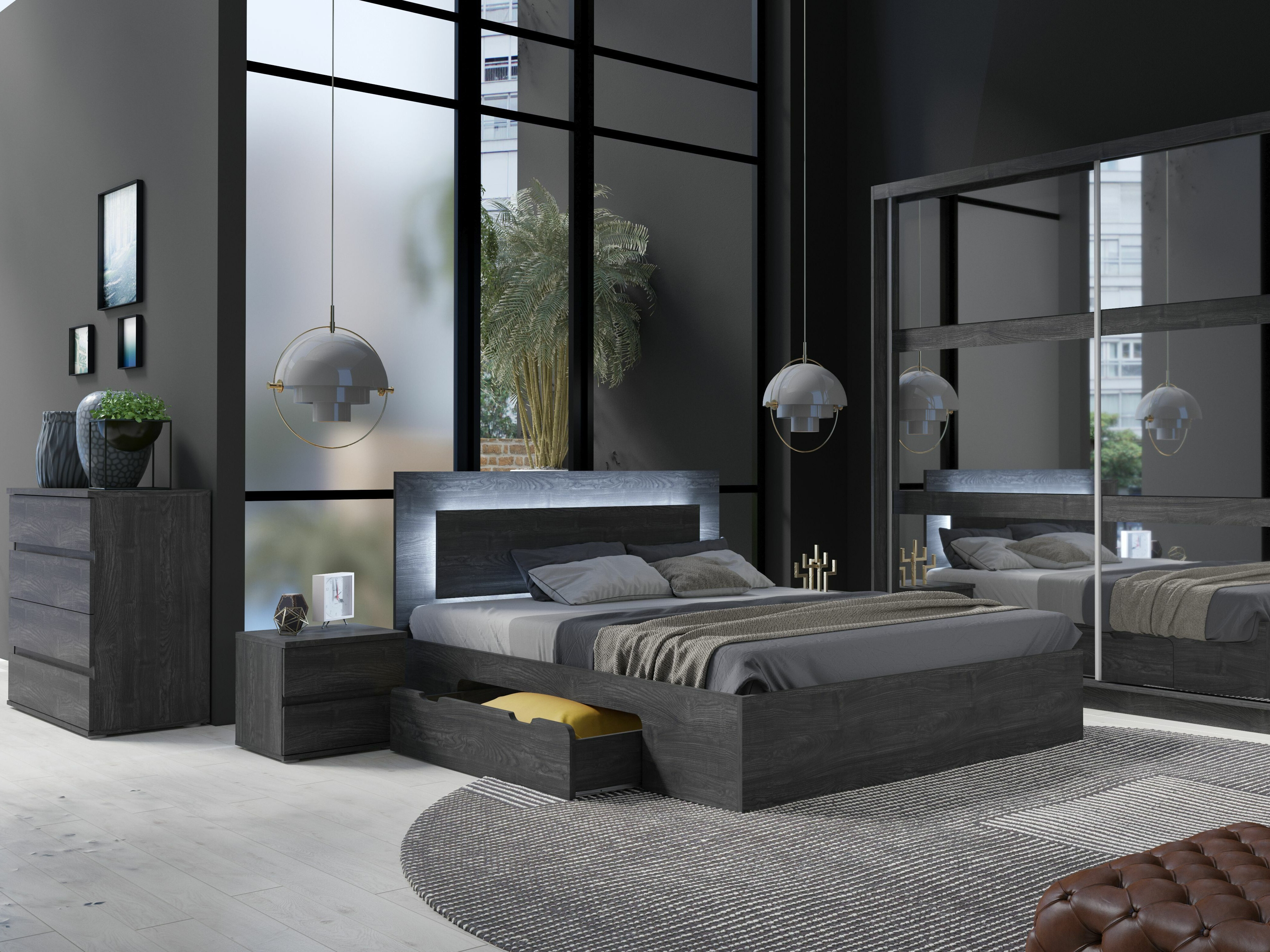 Komoda Fivnola 100 (Črni pepel)