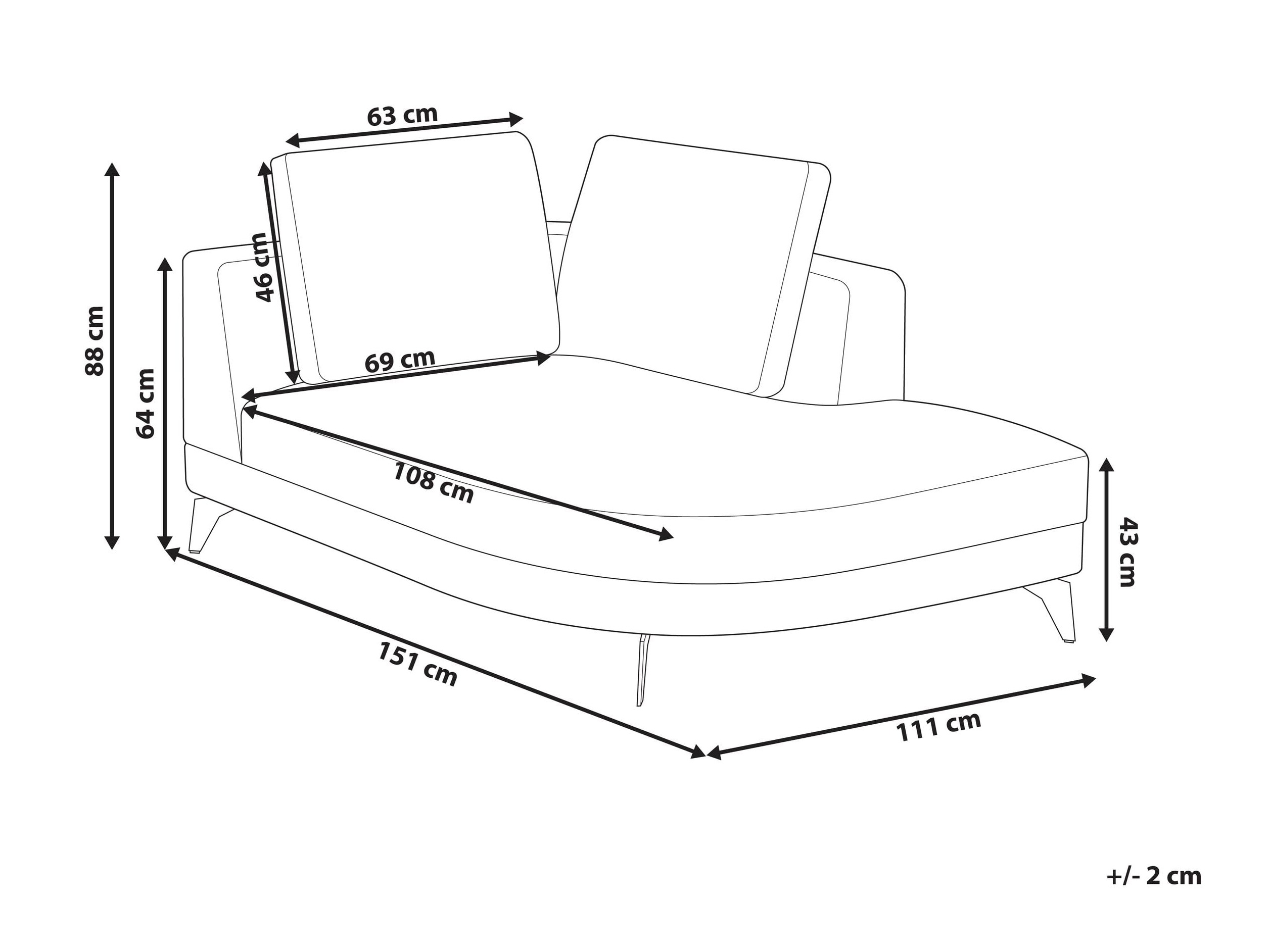Počivalnik Berwyn 2889 (Siva)