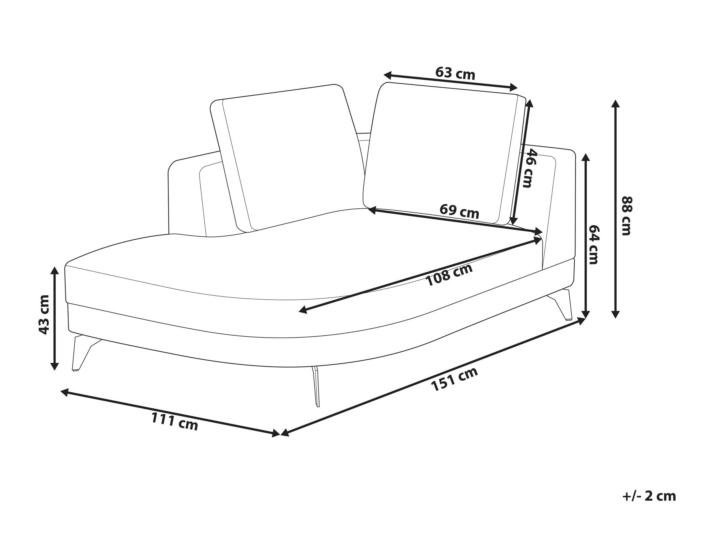Počivalnik Berwyn 2889 (Siva)