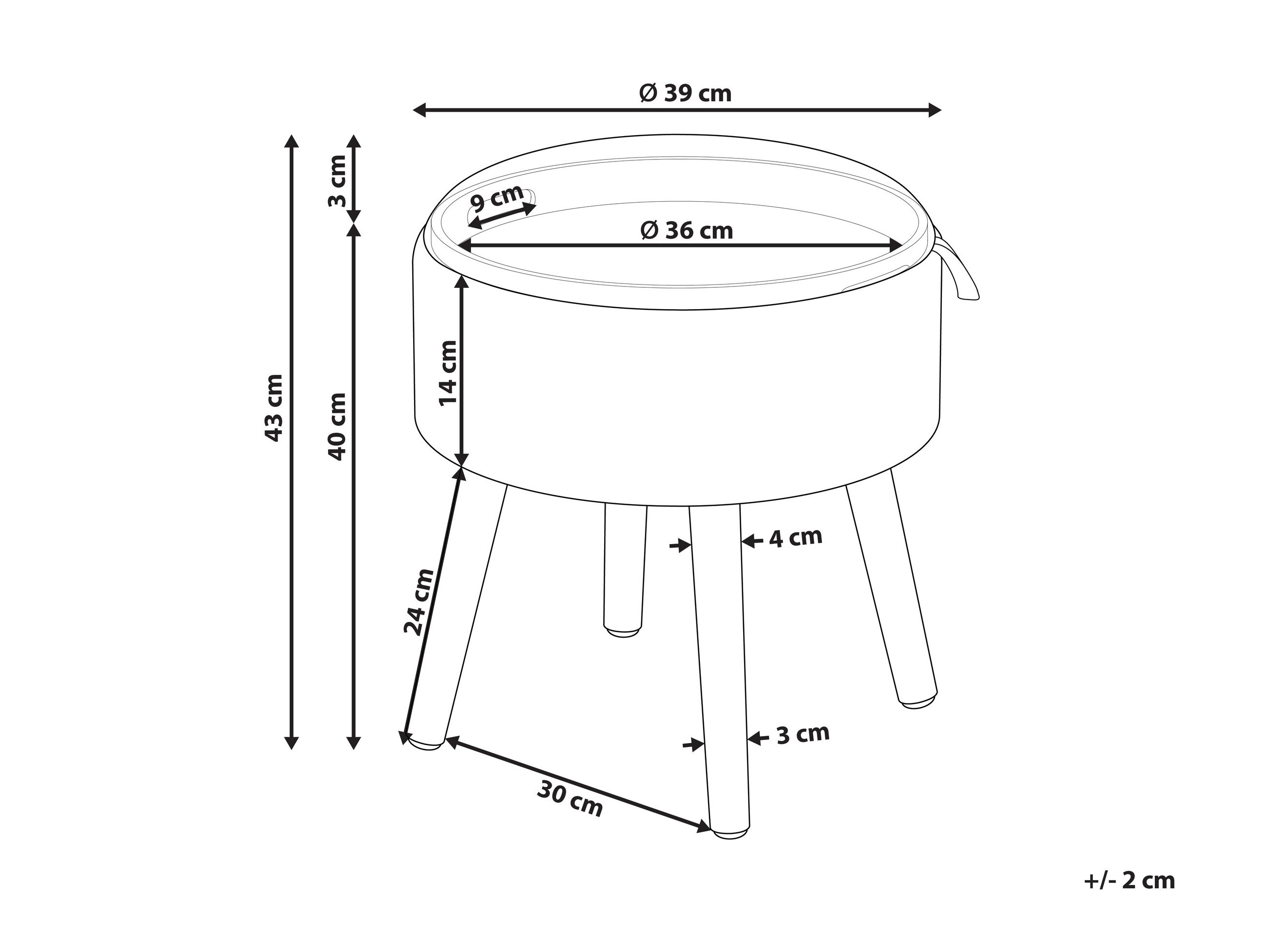 Tabure Berwyn 2888 (Temno zelena)