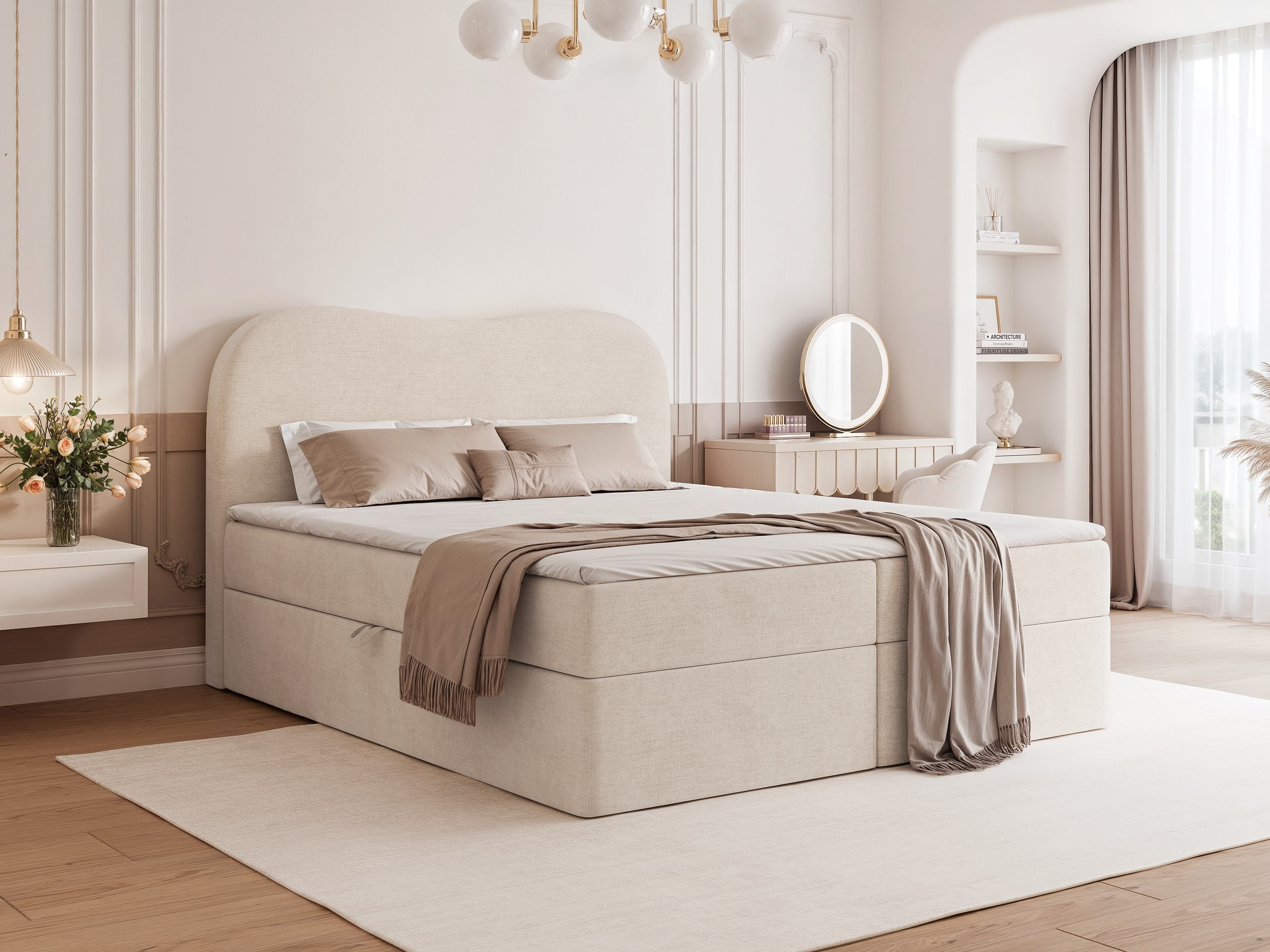 Boxspring postelja Hesperia 117 (Wind 05)