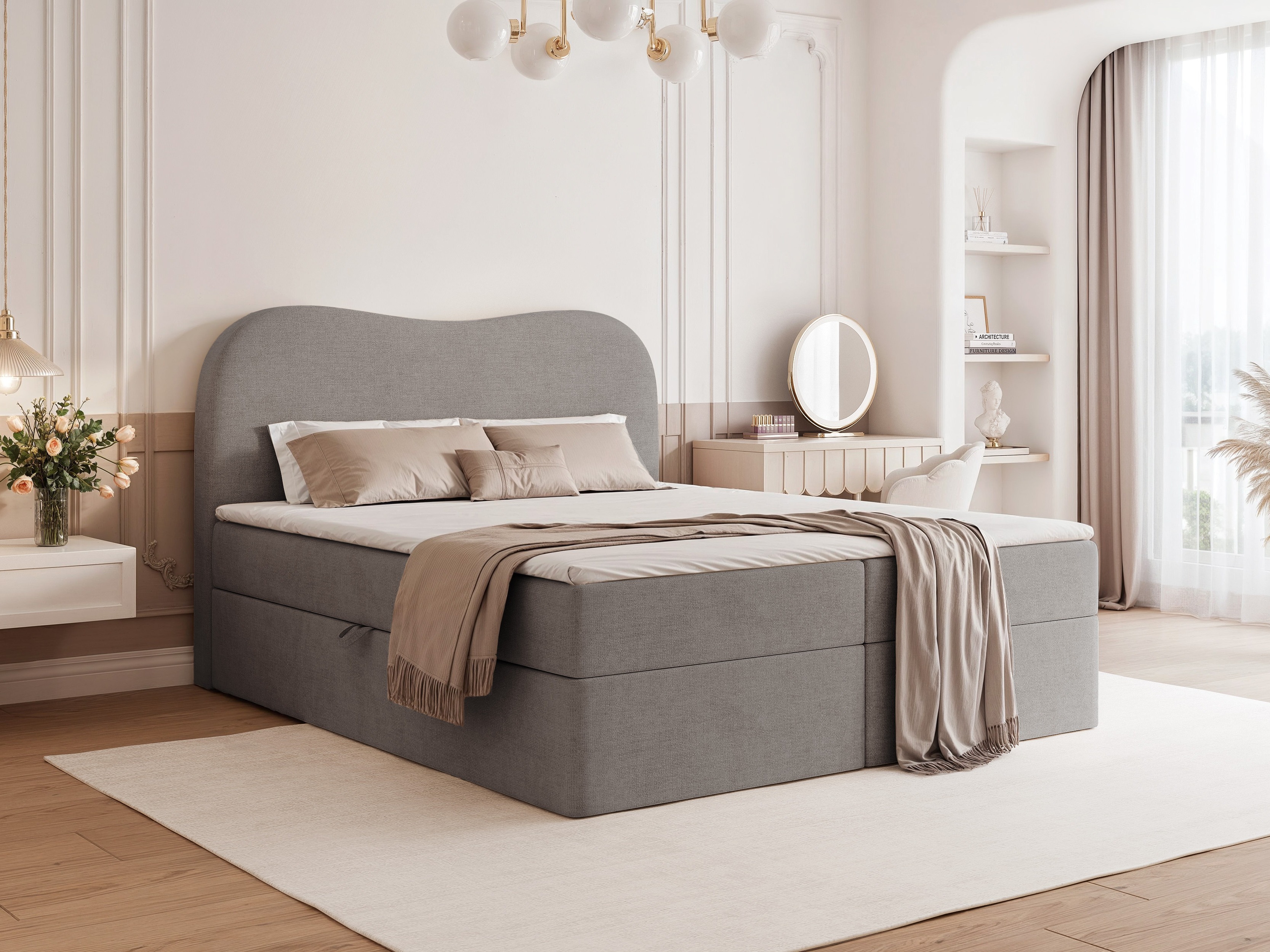 Boxspring postelja Hesperia 117 (Wind 21)