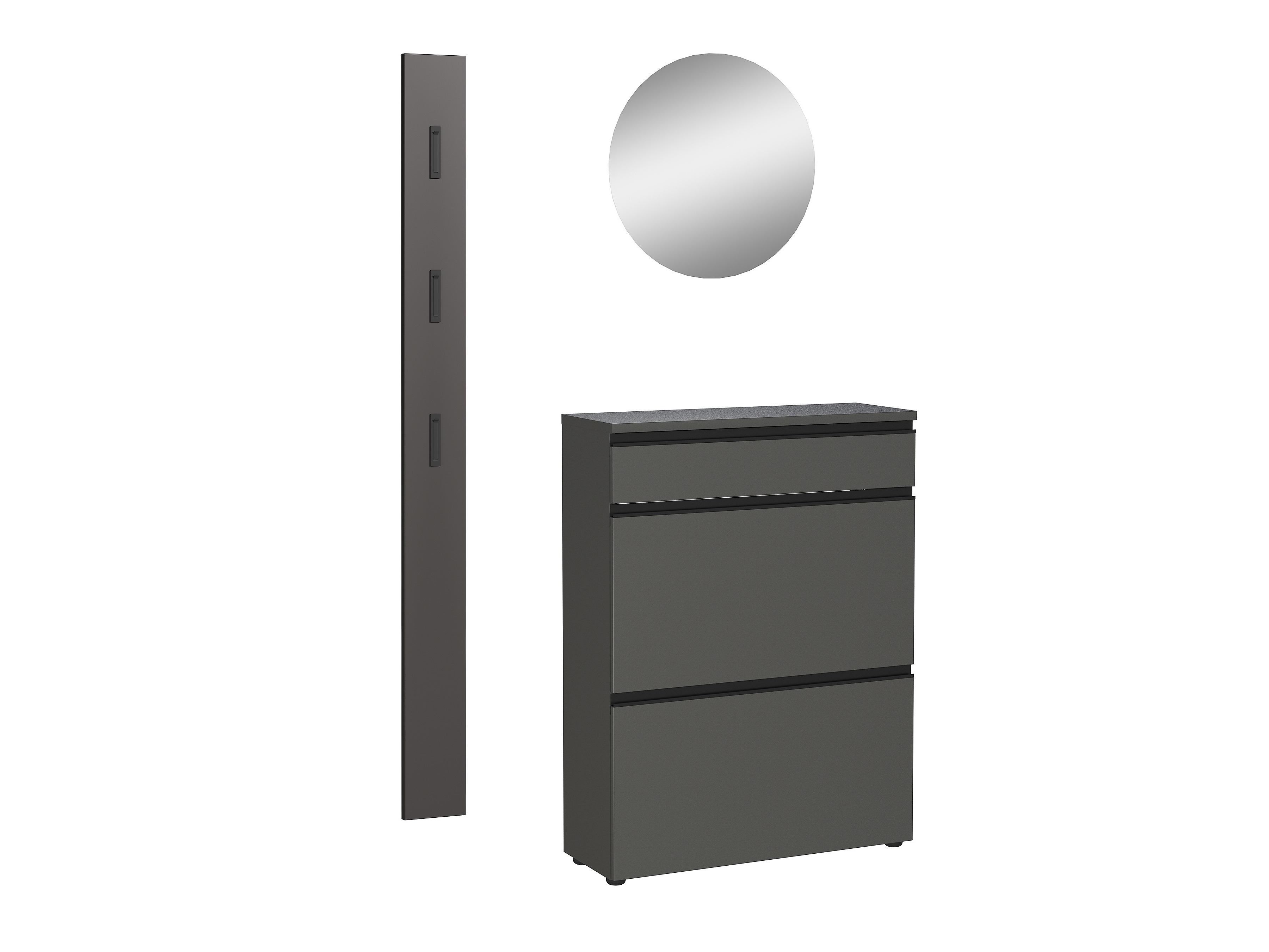 Komplet za predsobo Sacramento 532 (Grafit)