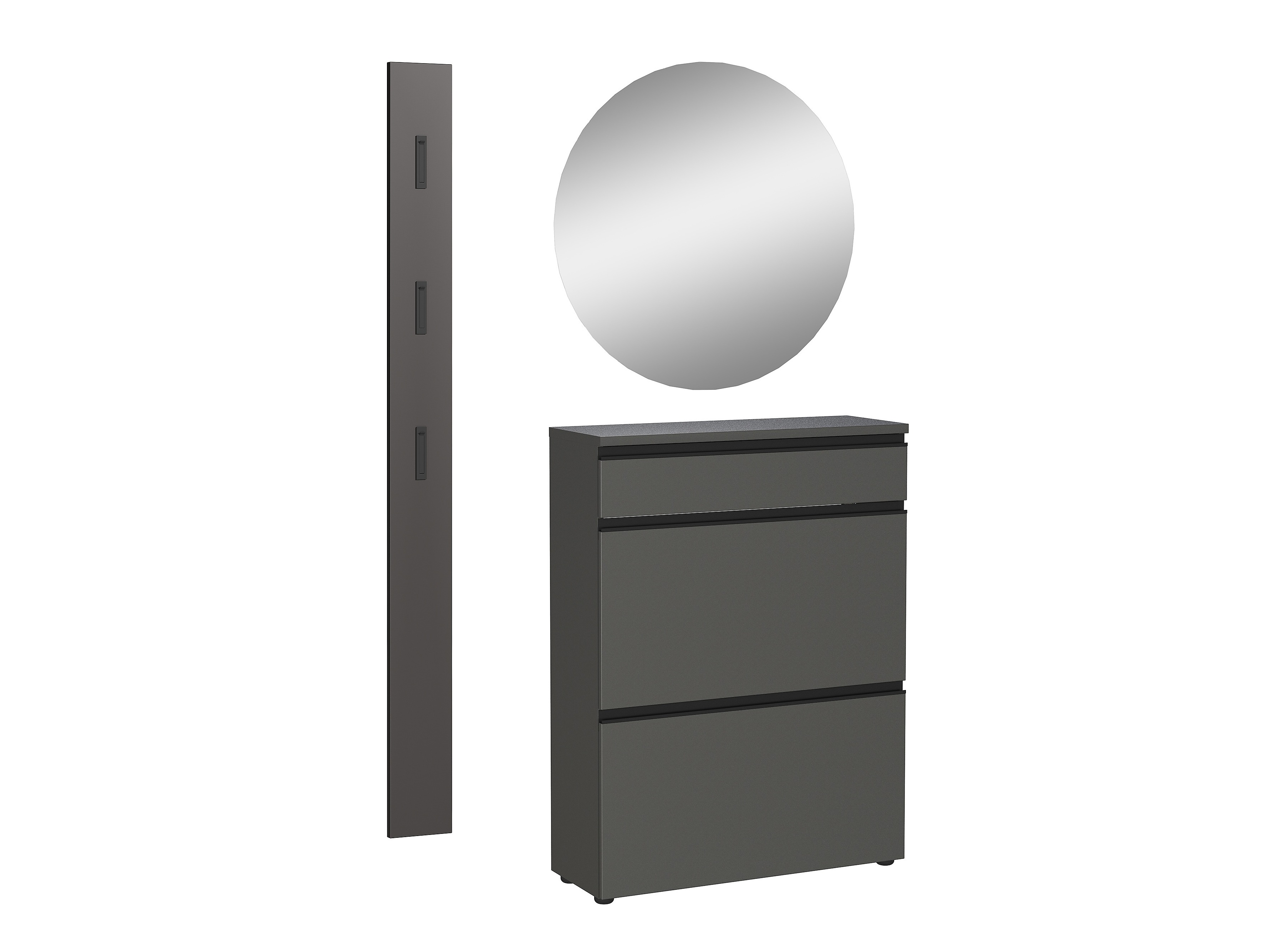 Komplet za predsobo Sacramento 533 (Grafit)