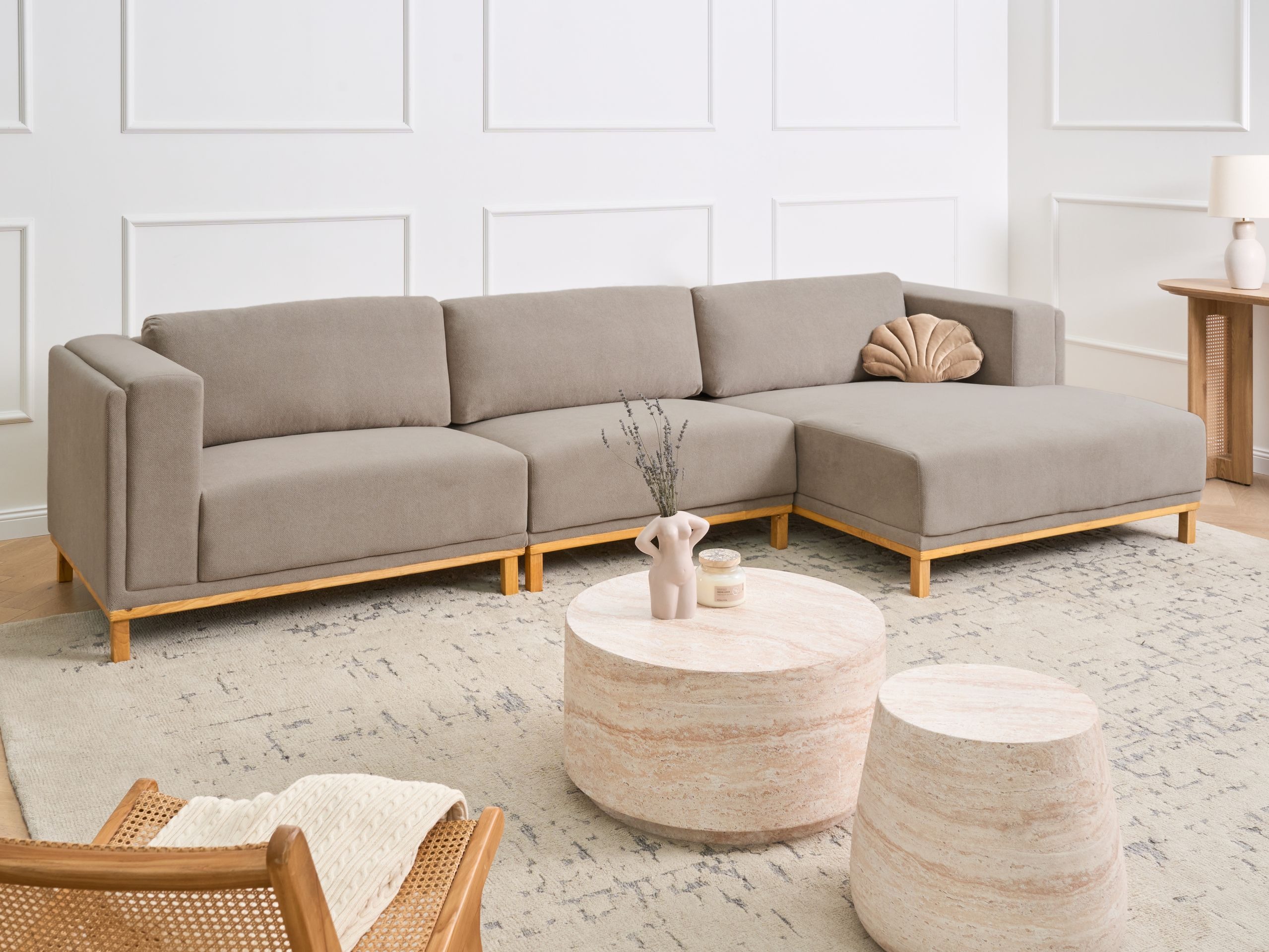 Kotna garnitura Berwyn 2892 (Taupe)