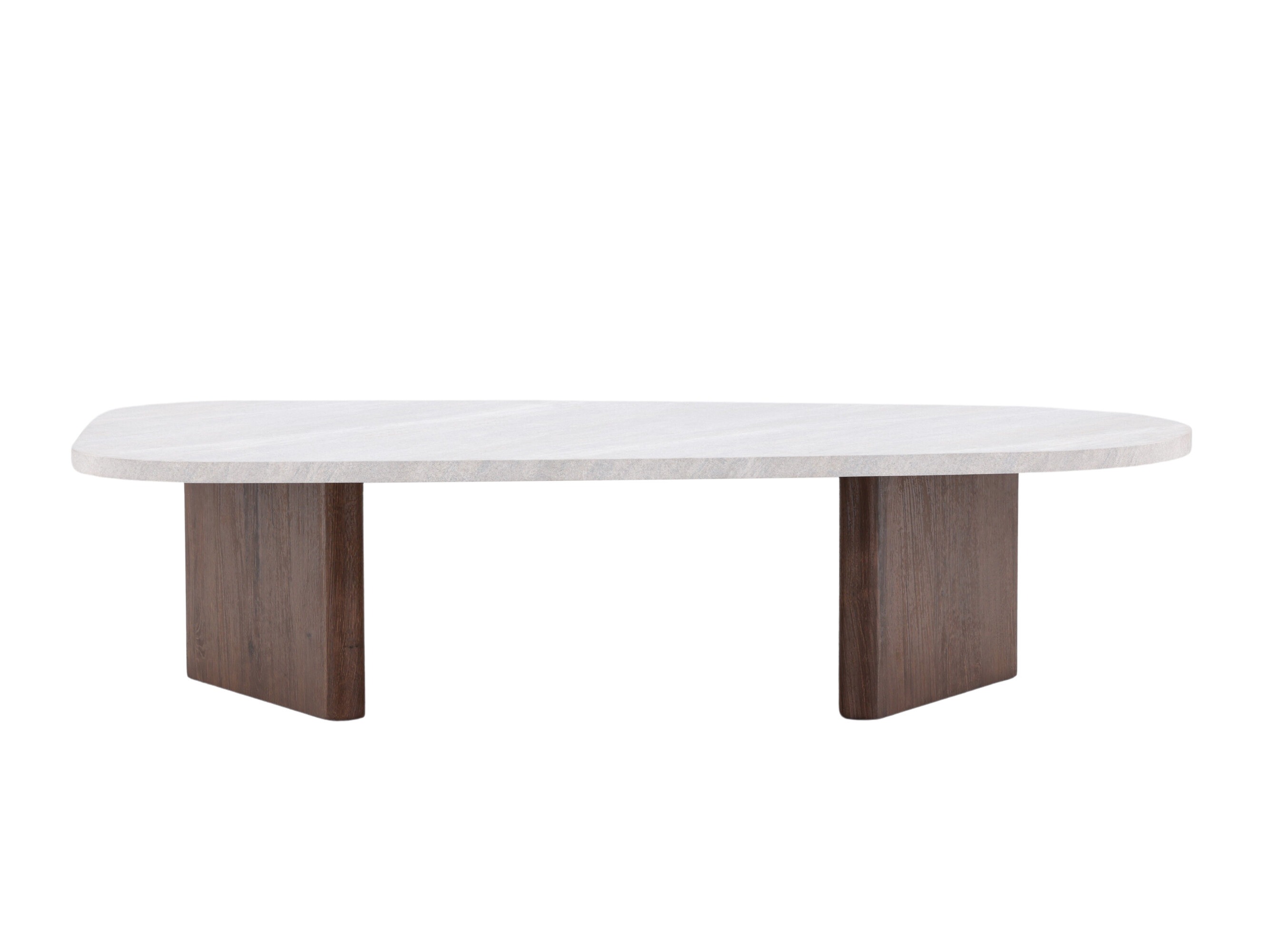 Klubska mizica Dallas 4213 (Siva + Rjava)