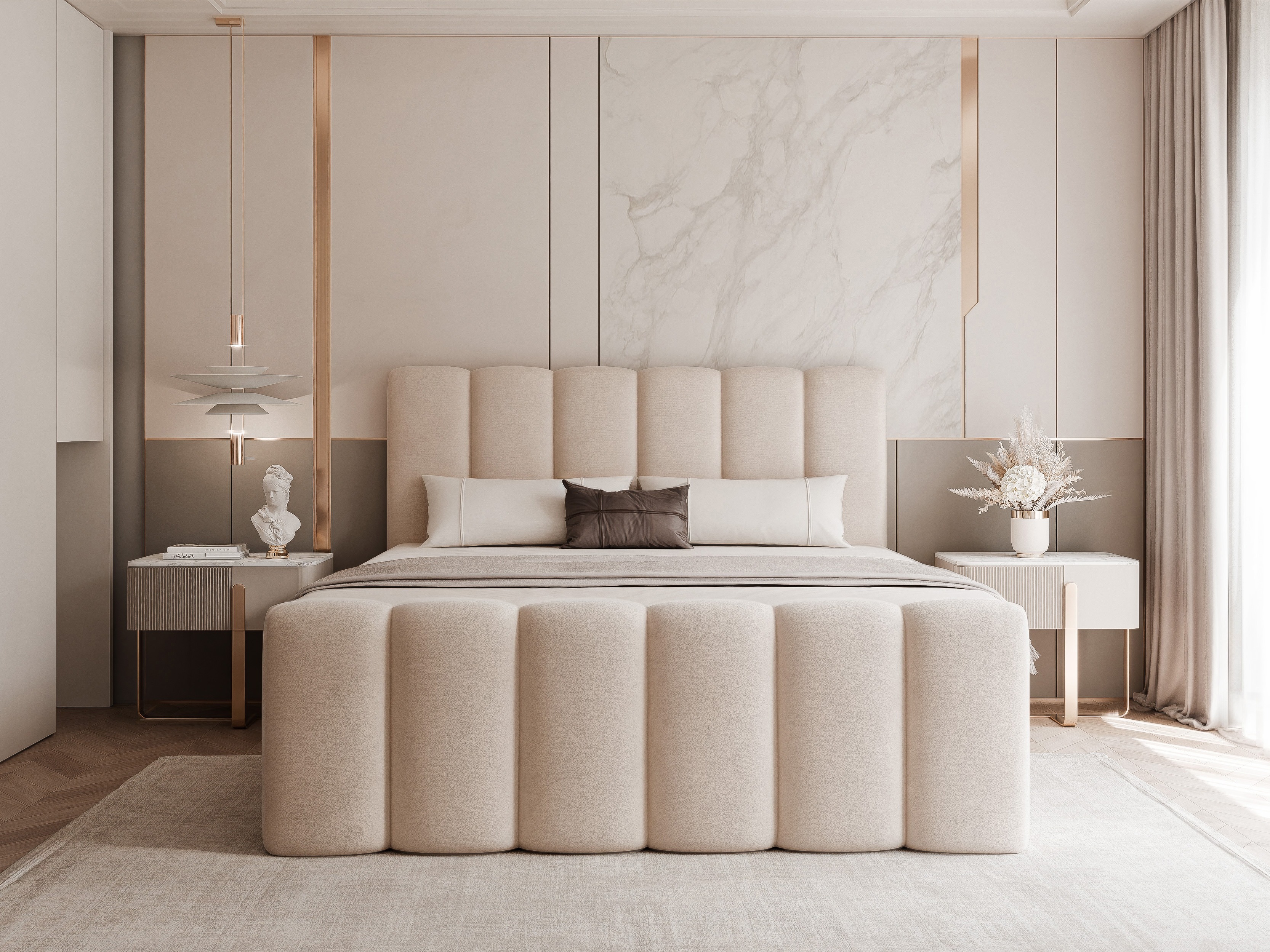 Boxspring postelja Hesperia 118 (Magic Velvet 2250)