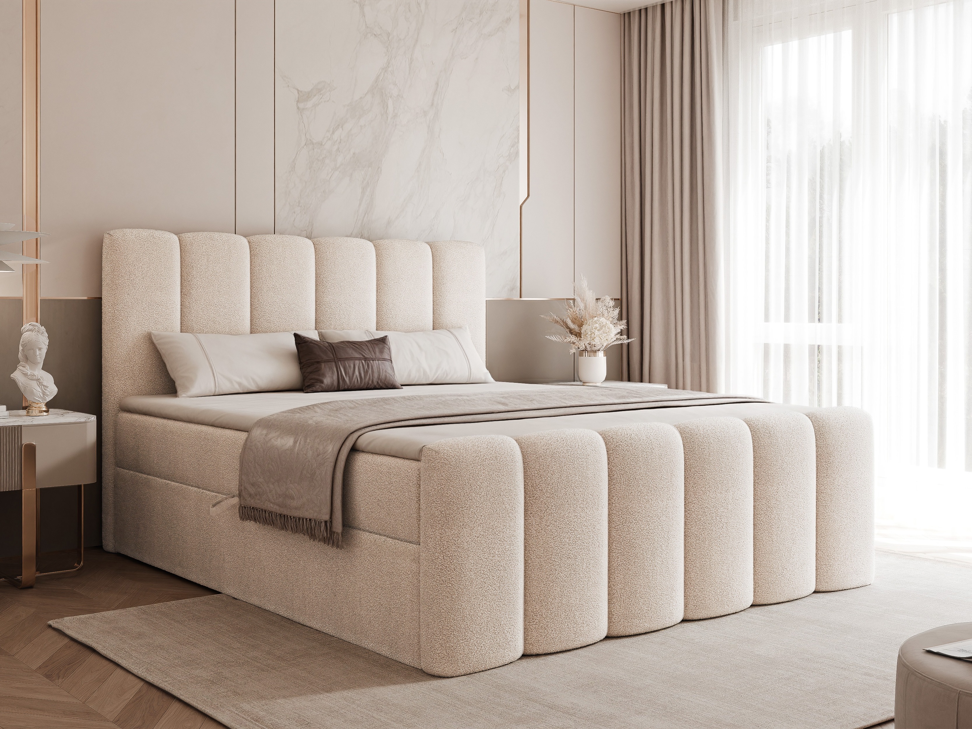 Boxspring postelja Hesperia 118 (Now Or Never 02)