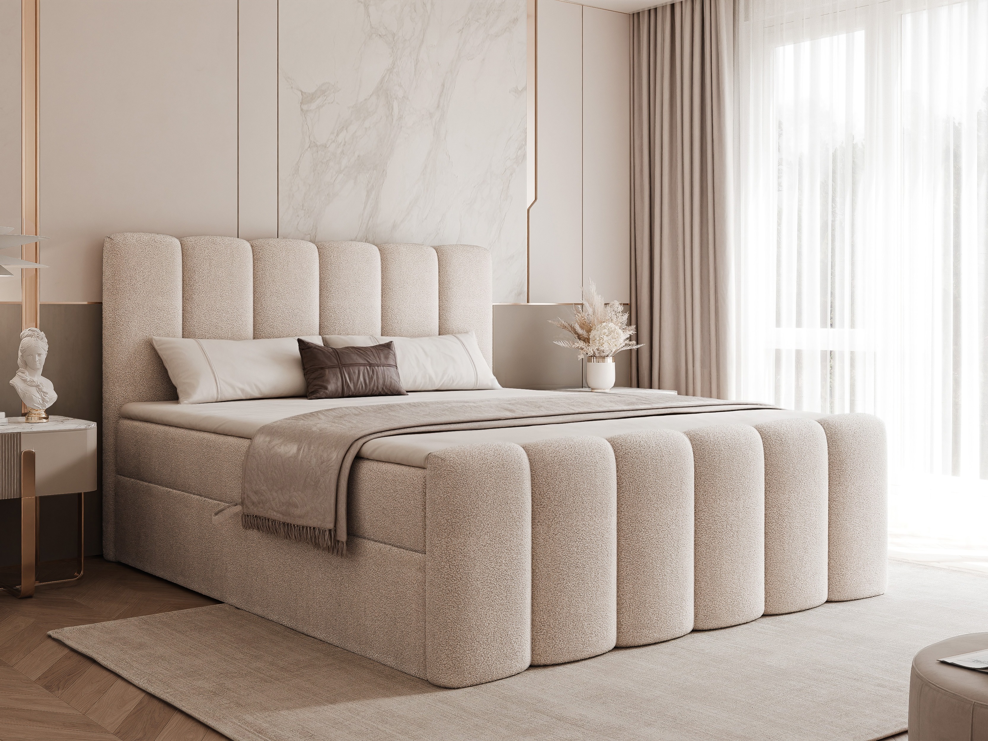 Boxspring postelja Hesperia 118 (Now Or Never 06)