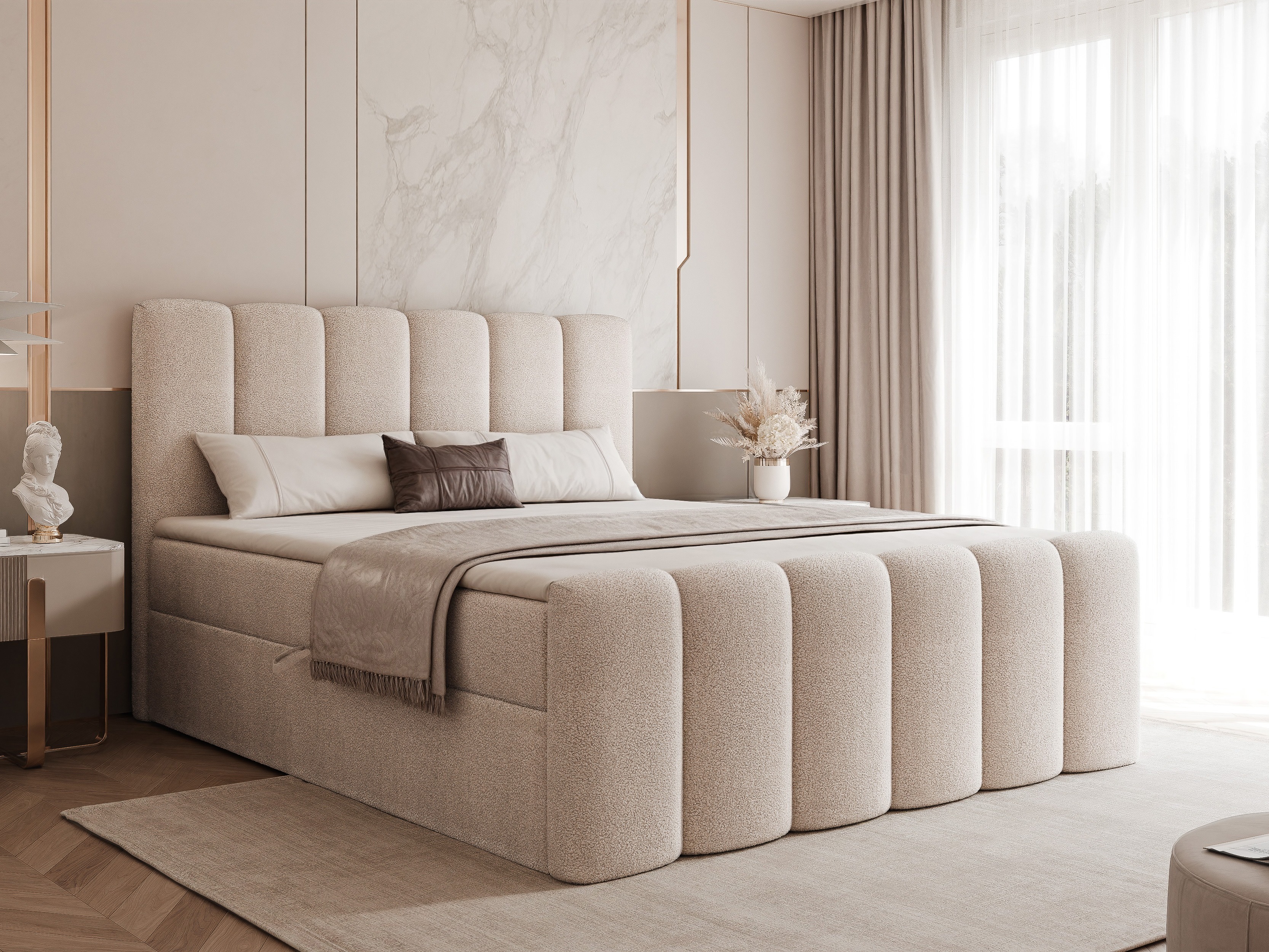 Boxspring postelja Hesperia 118 (Now Or Never 06)