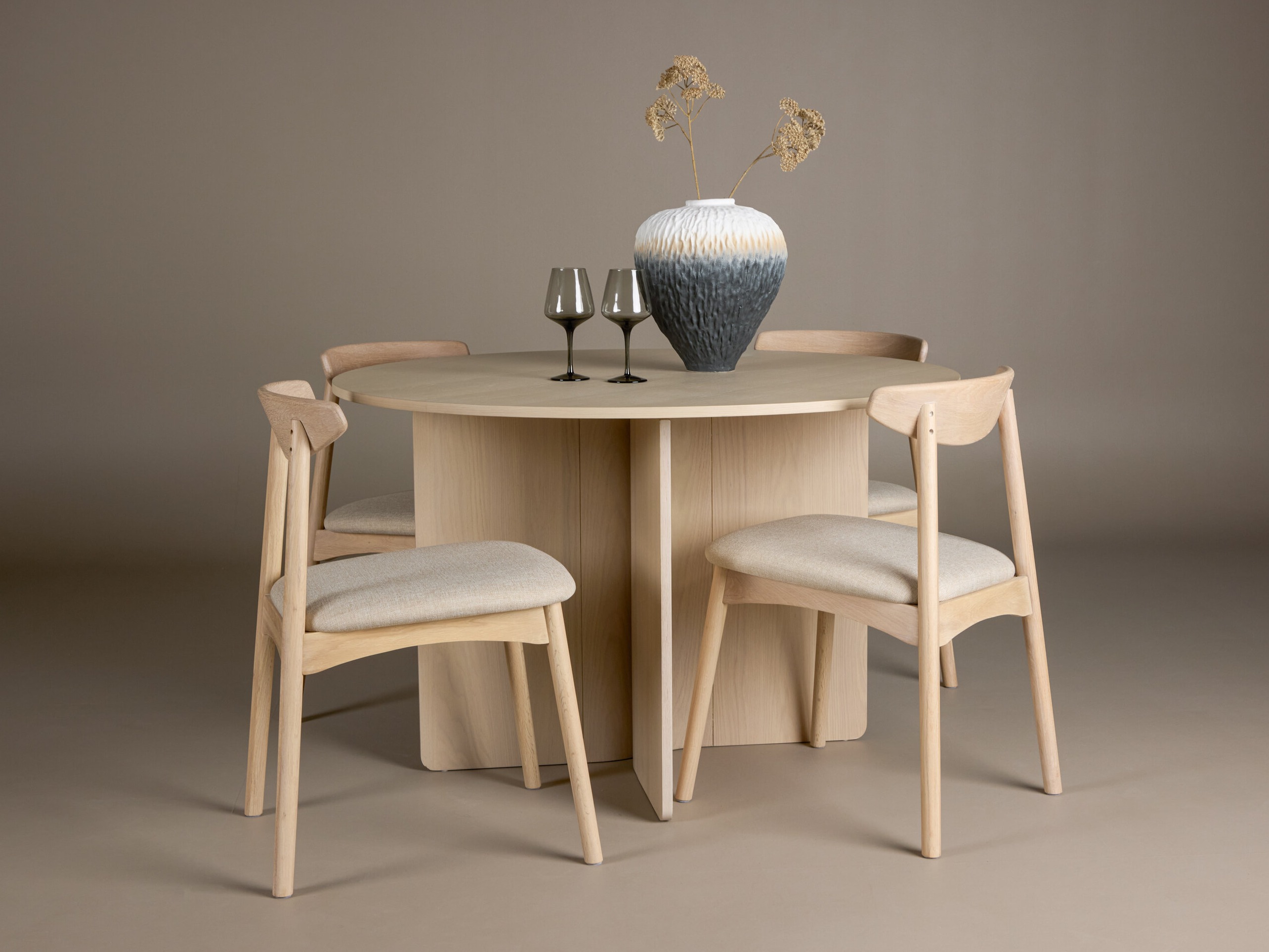 Jedilniški komplet Dallas 4986 (Svetel les)