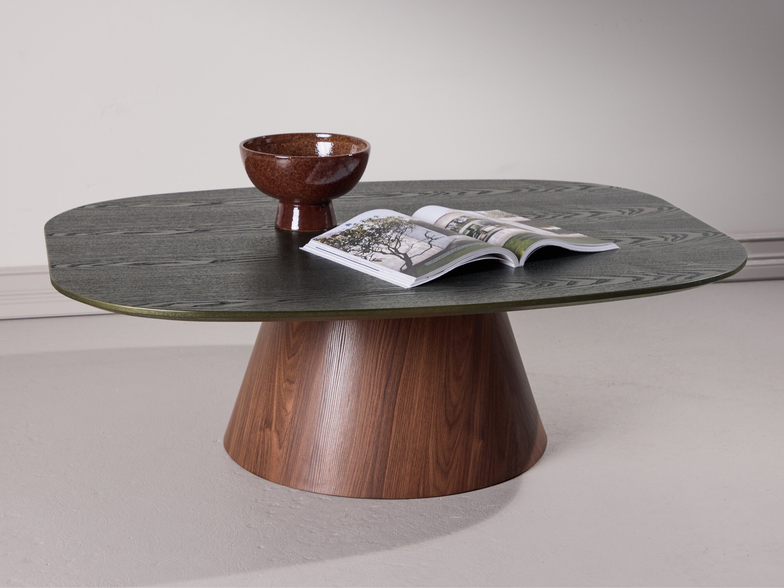 Klubska mizica Dallas 4976 (Temno zelena + Rjava)