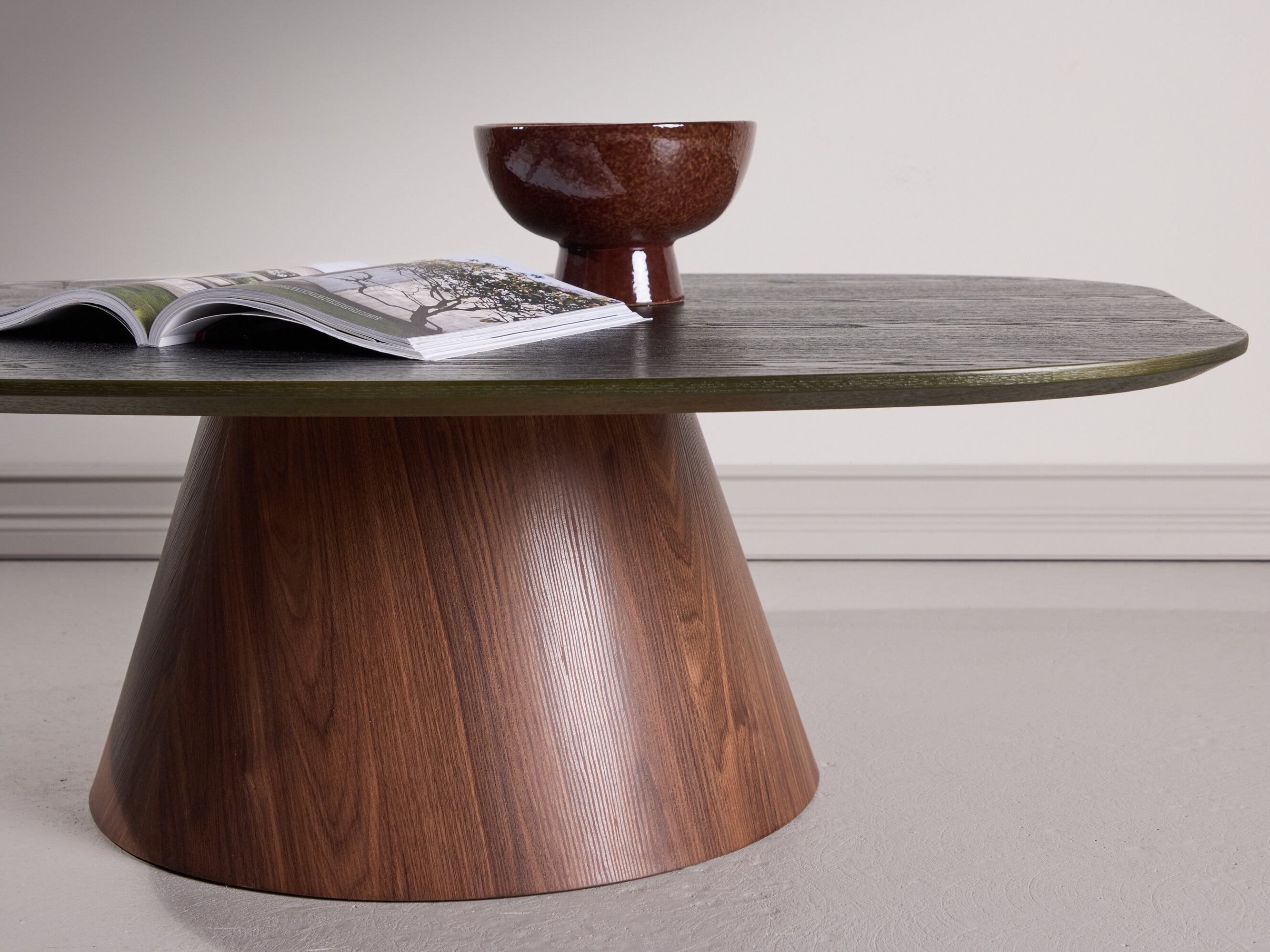 Klubska mizica Dallas 4976 (Temno zelena + Rjava)