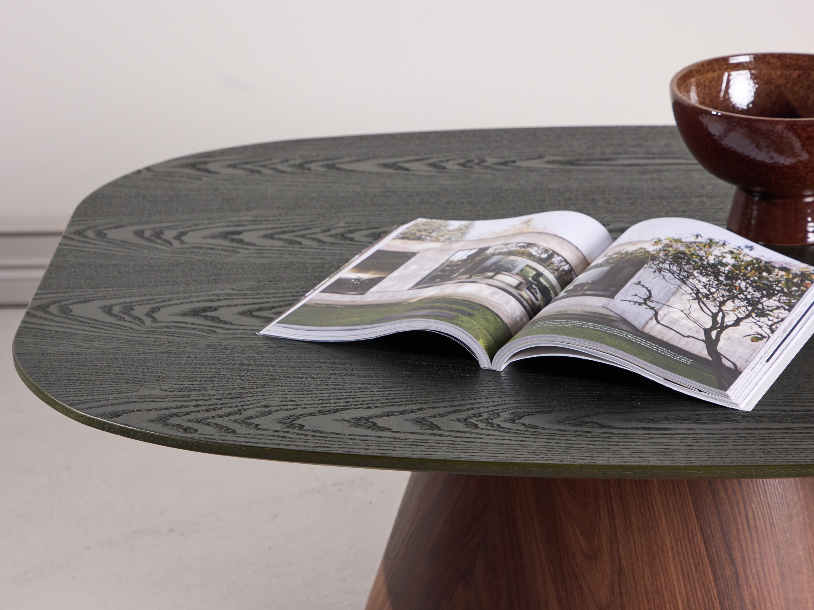 Klubska mizica Dallas 4976 (Temno zelena + Rjava)