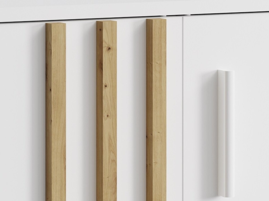 Komoda Baytown 160 (Bela + Artisan hrast)