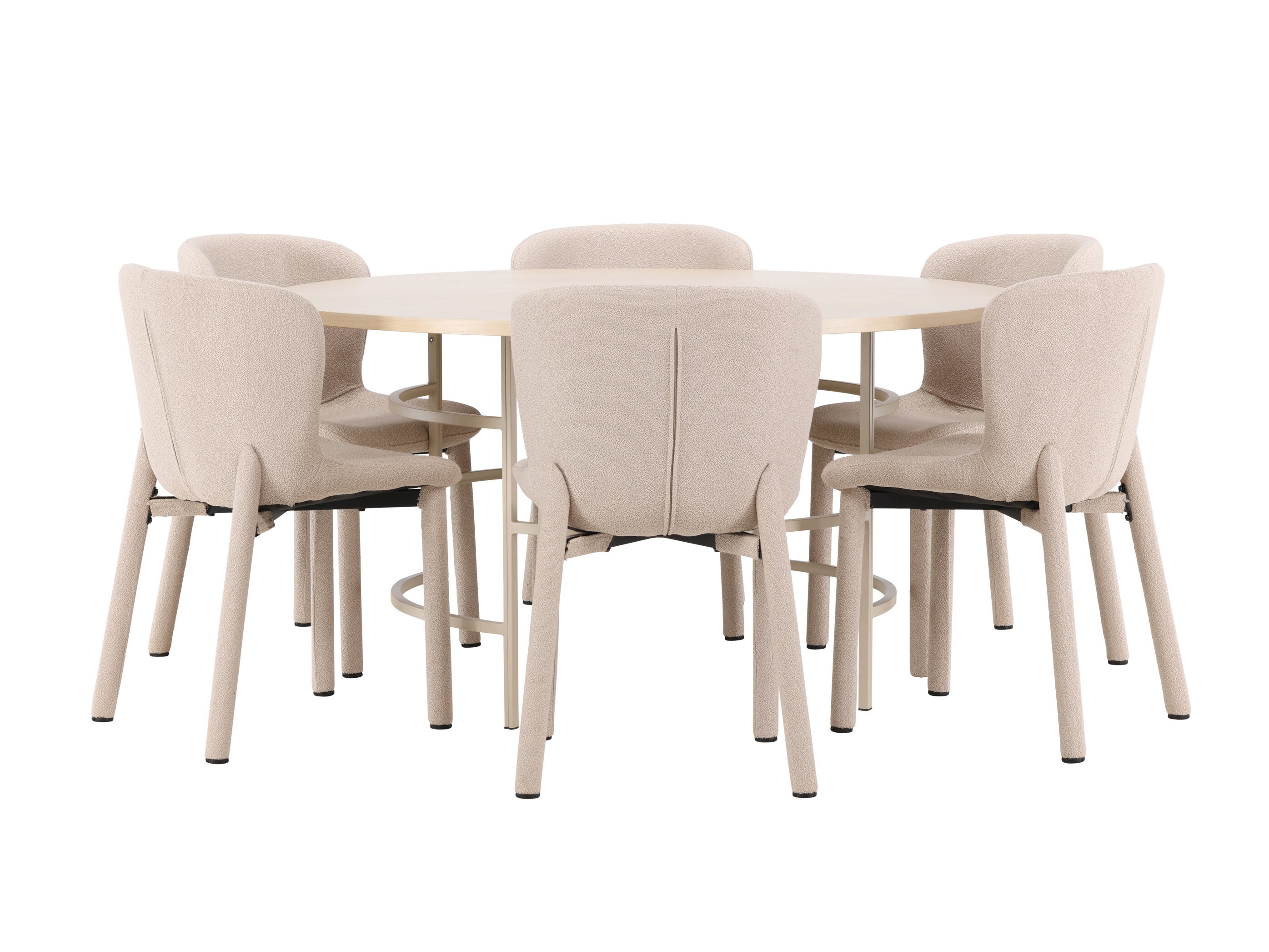 Jedilniški komplet Dallas 4987 (Svetlo rjava)