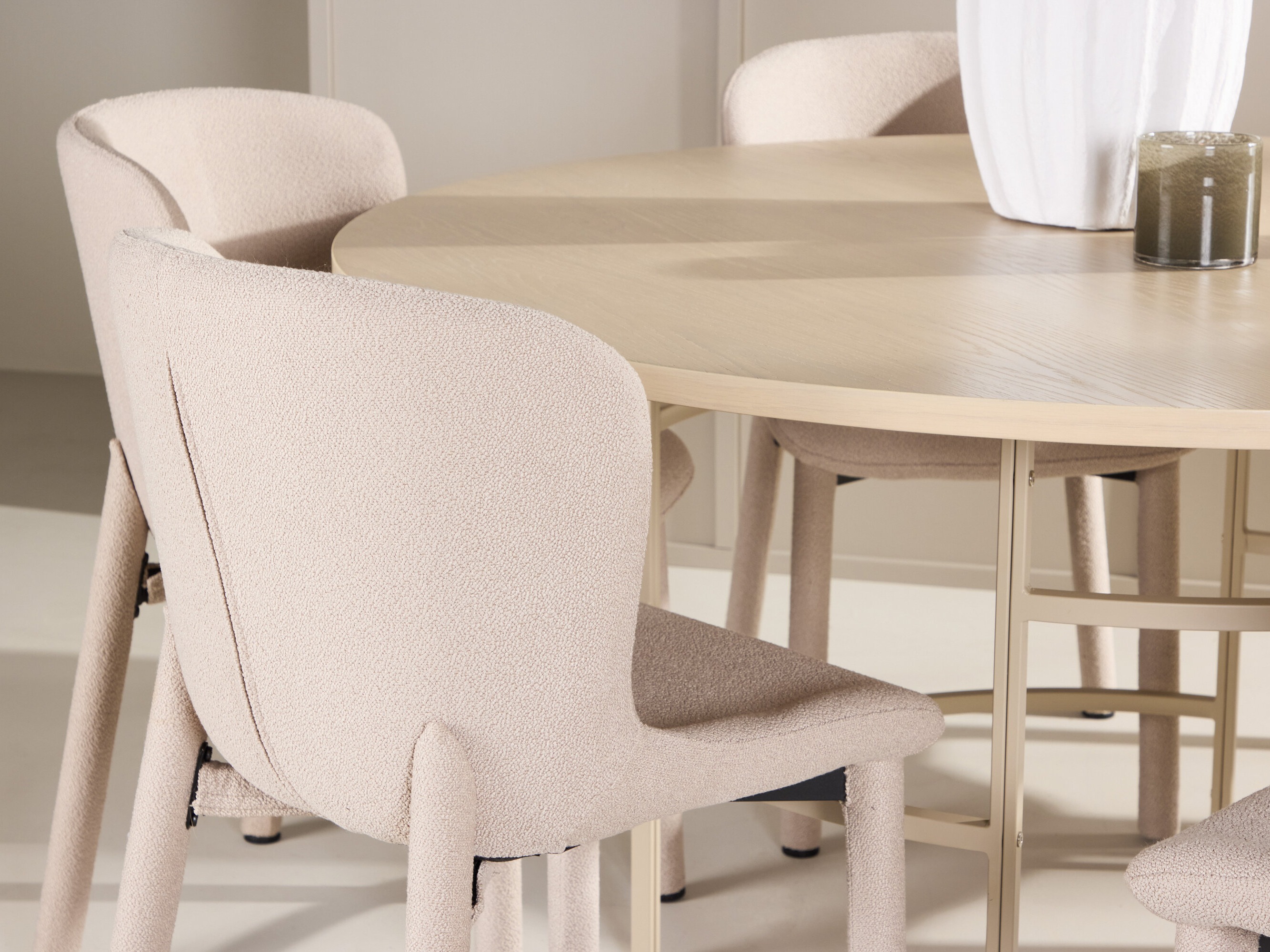 Jedilniški komplet Dallas 4987 (Svetlo rjava)