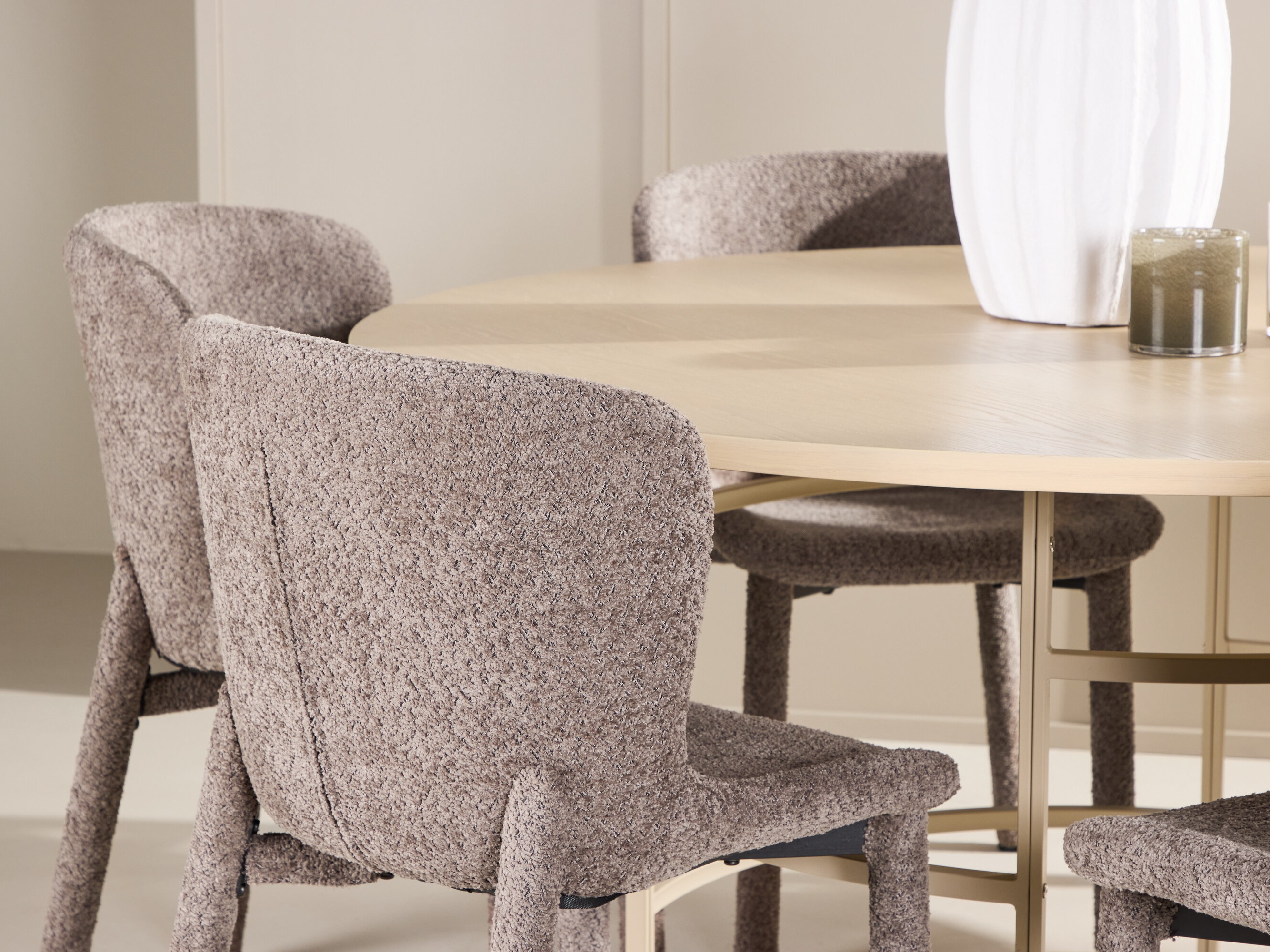 Jedilniški komplet Dallas 4987 (Svetlo rjava)