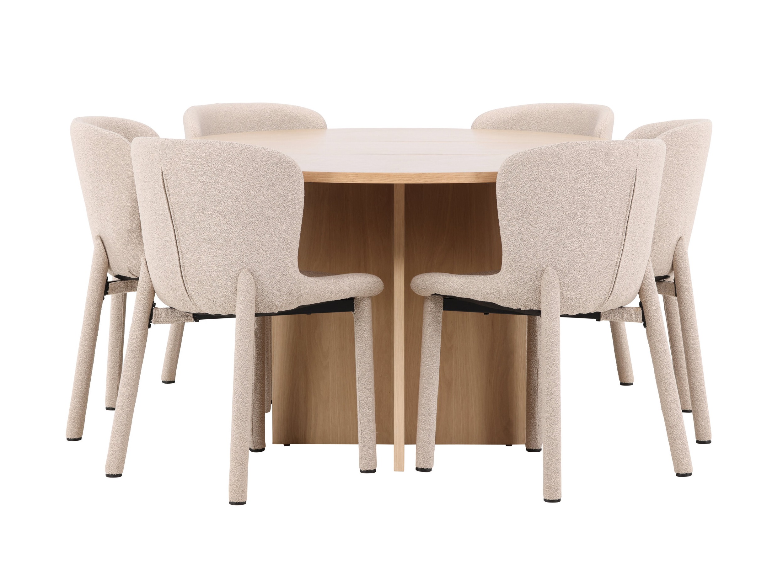 Jedilniški komplet Dallas 4989 (Hrast)