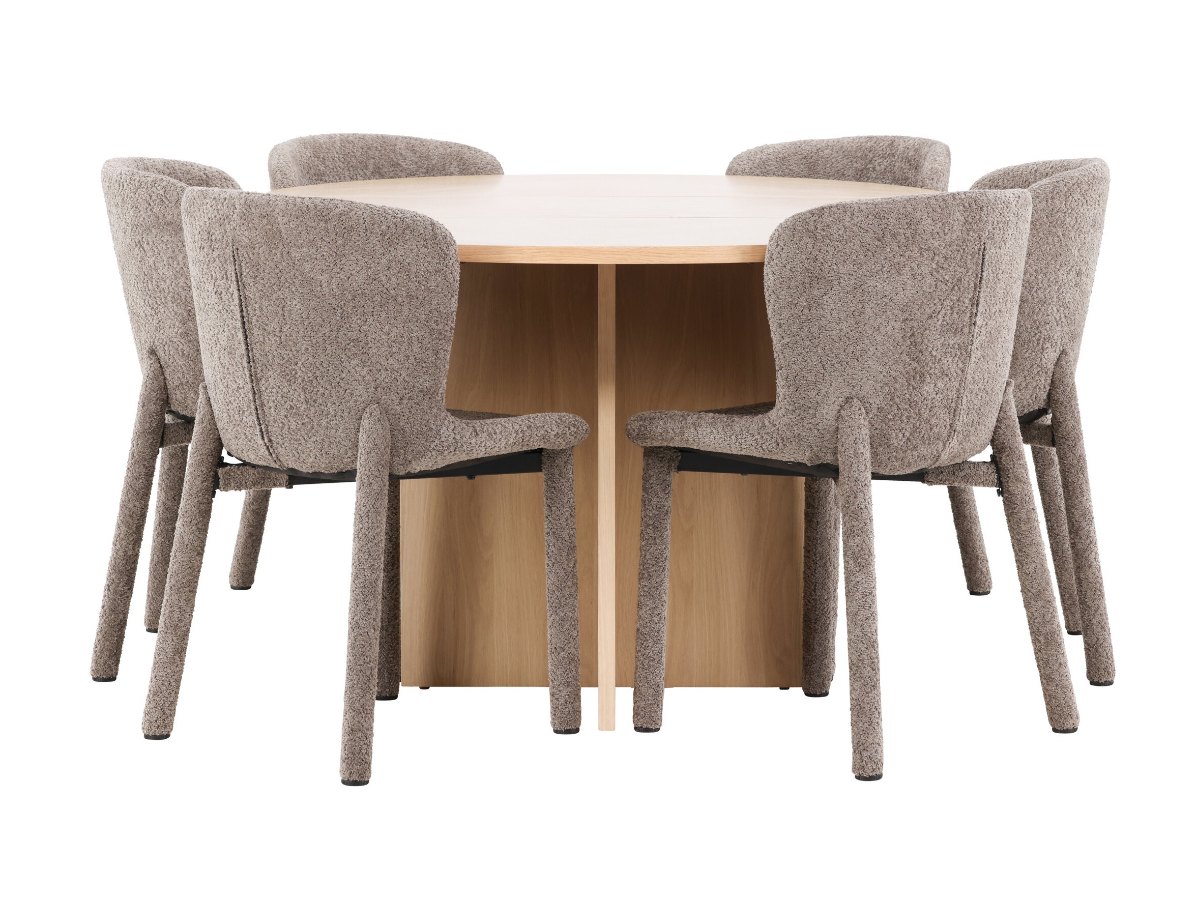 Jedilniški komplet Dallas 4989 (Hrast)