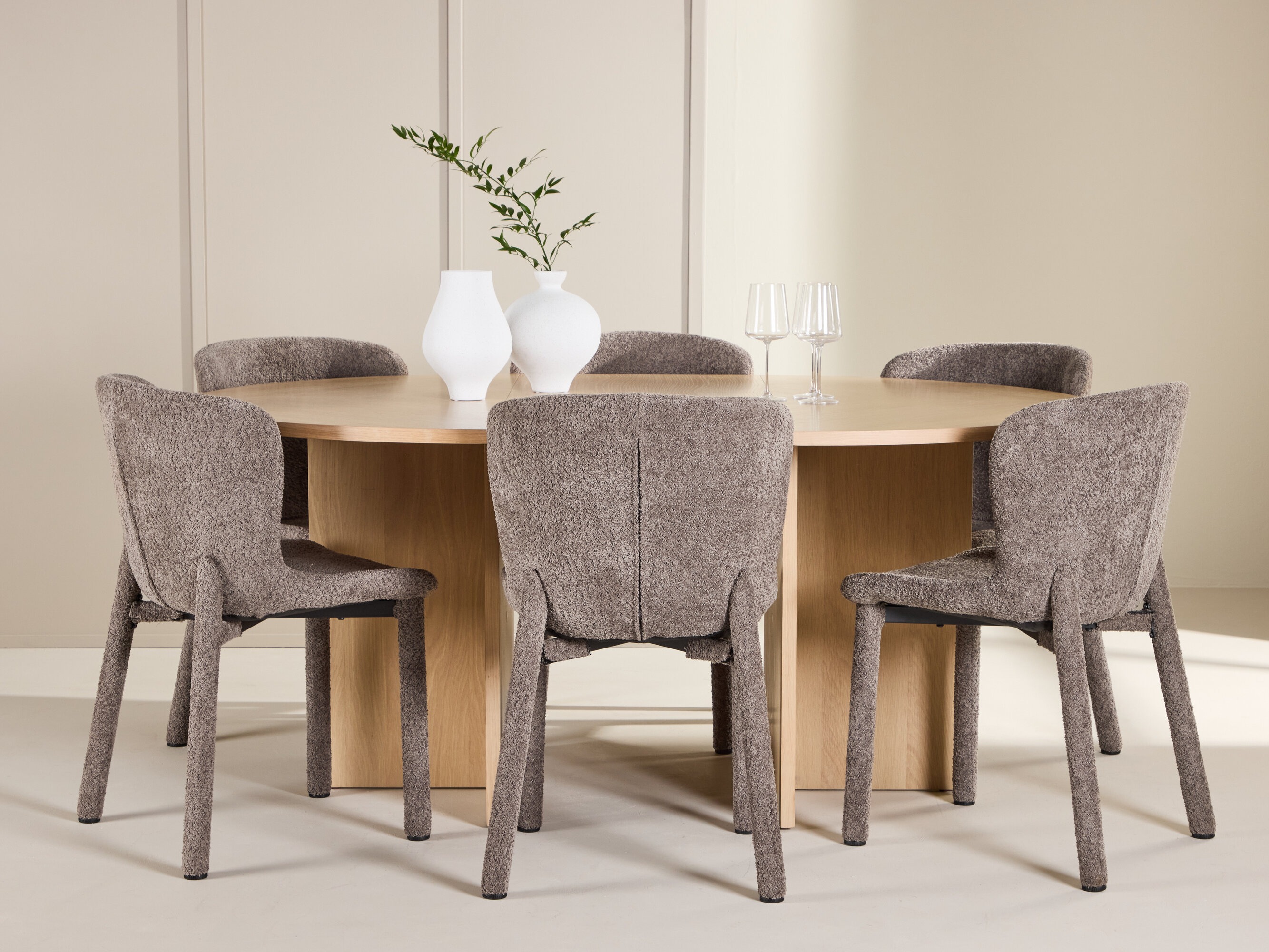 Jedilniški komplet Dallas 4989 (Hrast)