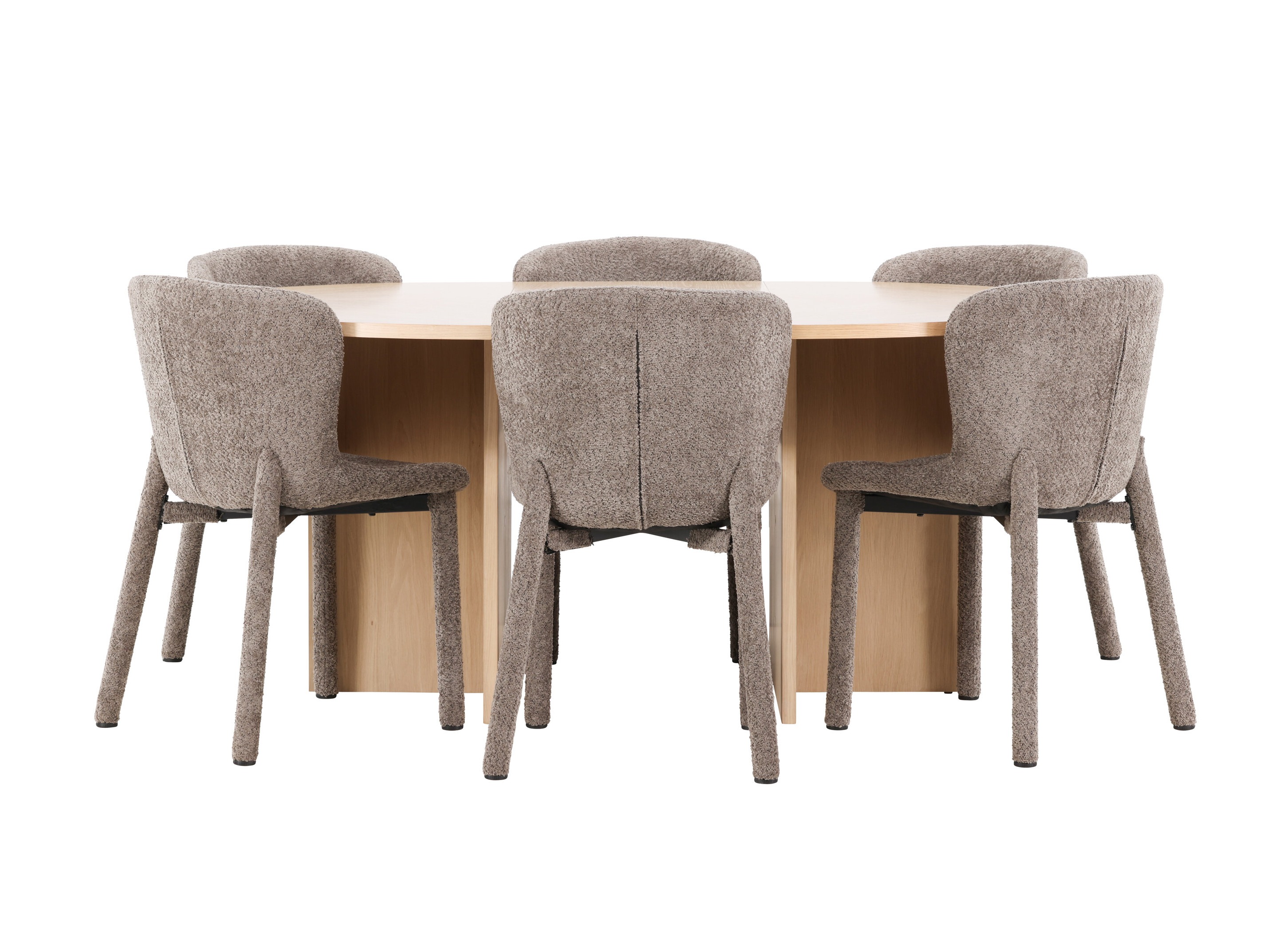 Jedilniški komplet Dallas 4989 (Hrast)