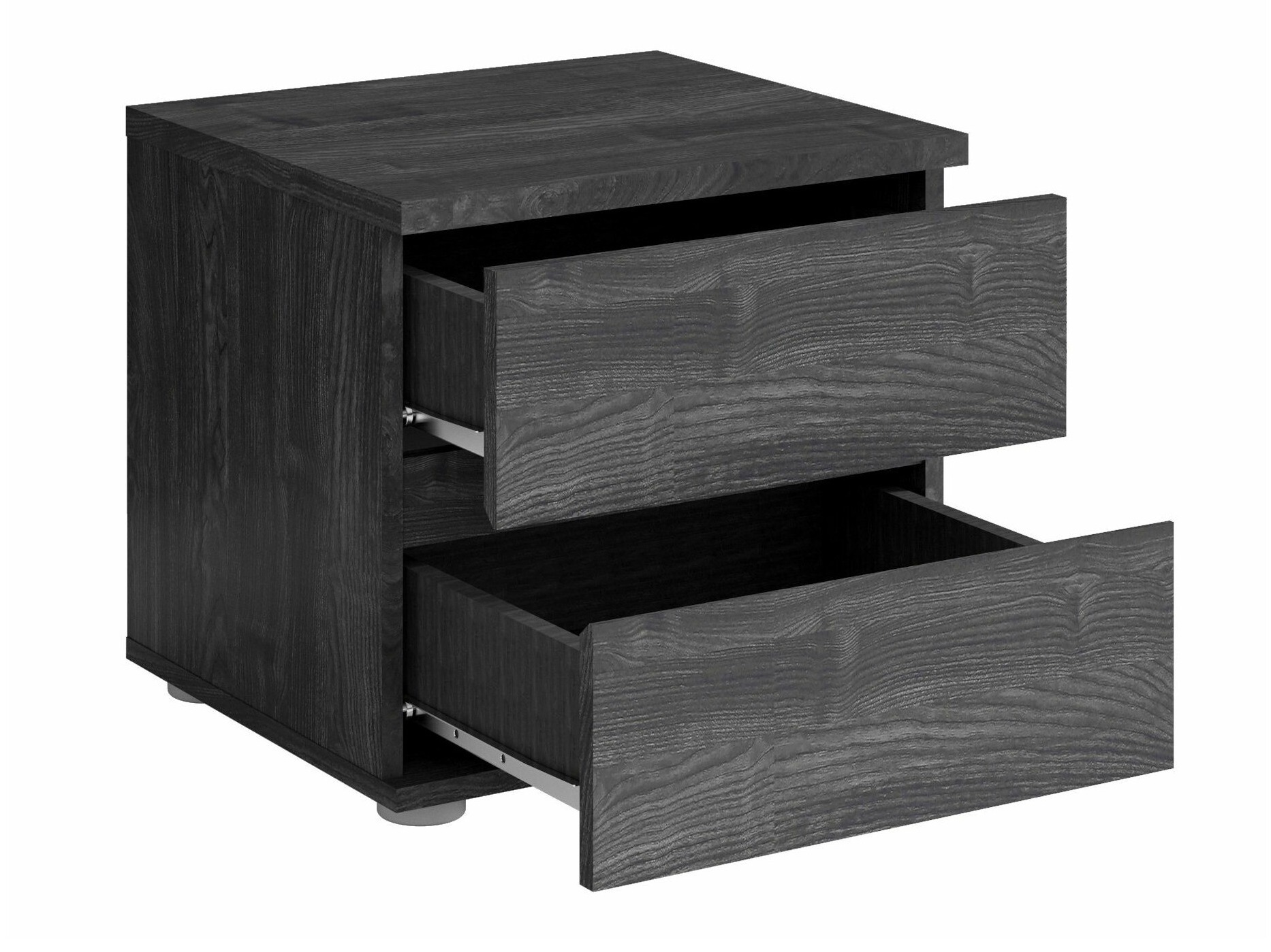 Komplet nočnih omaric Fivnola 102 (Črni pepel)