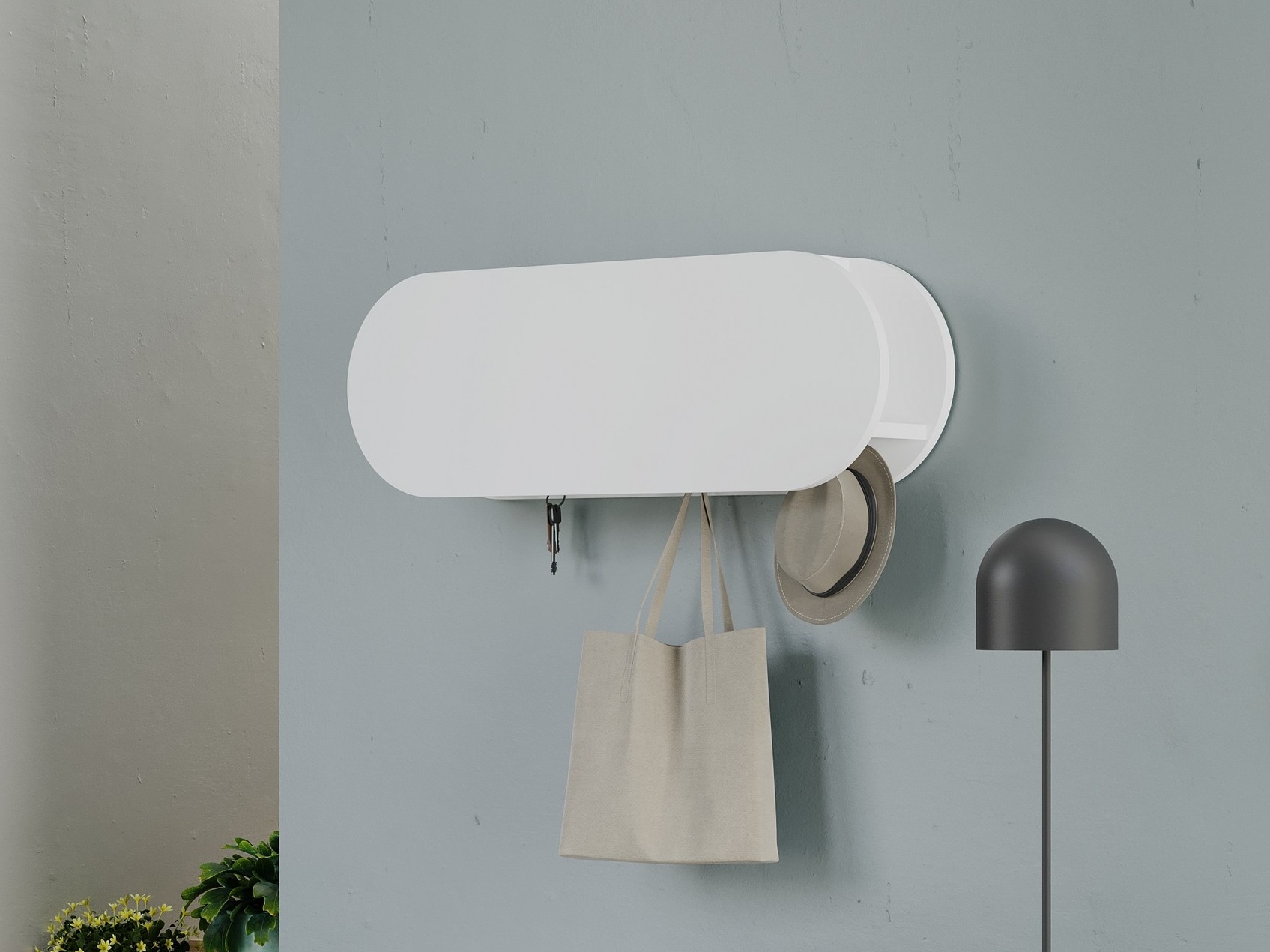 Obešalnik Kailua 2144 (Bela)