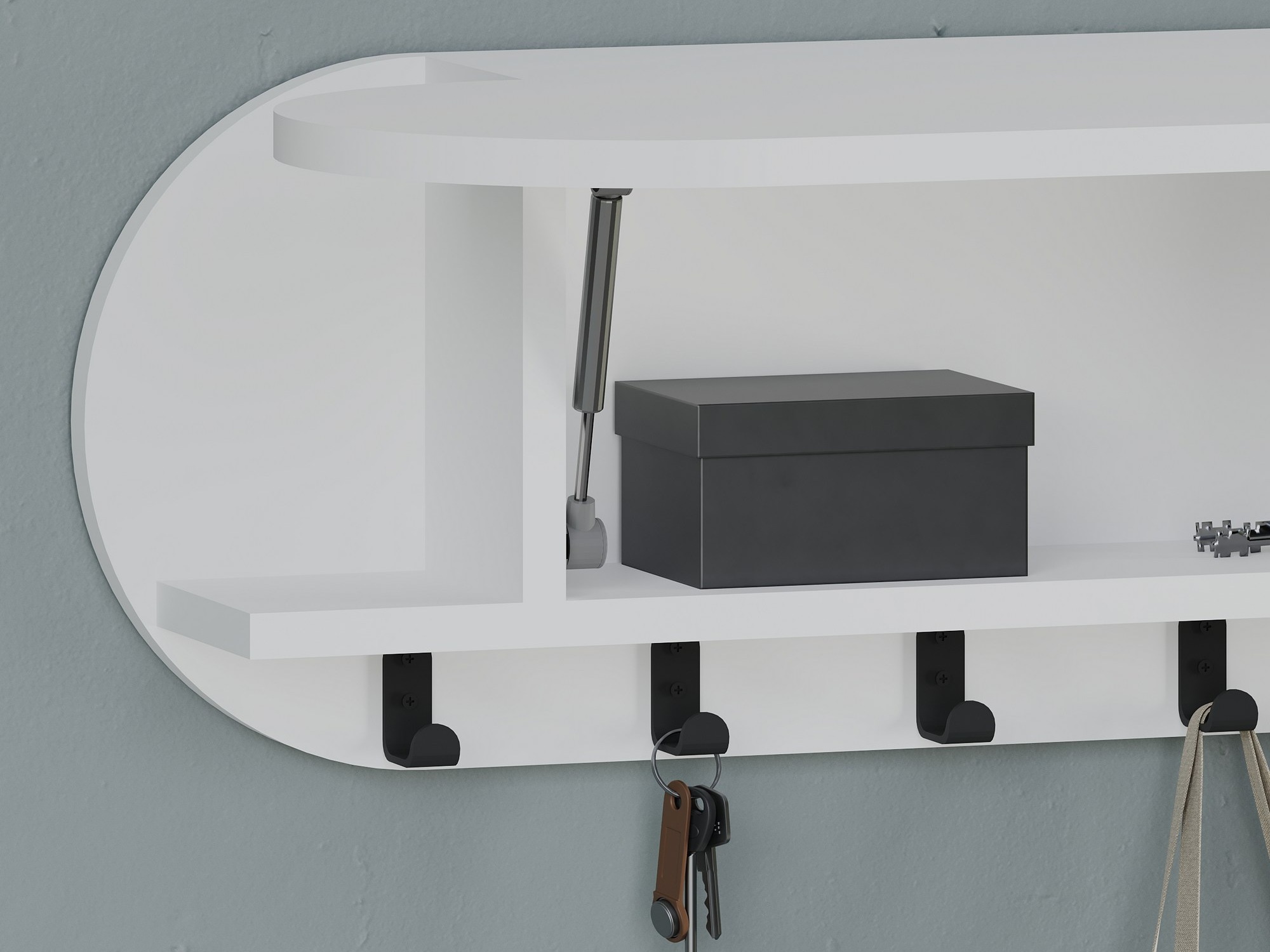 Obešalnik Kailua 2144 (Bela)