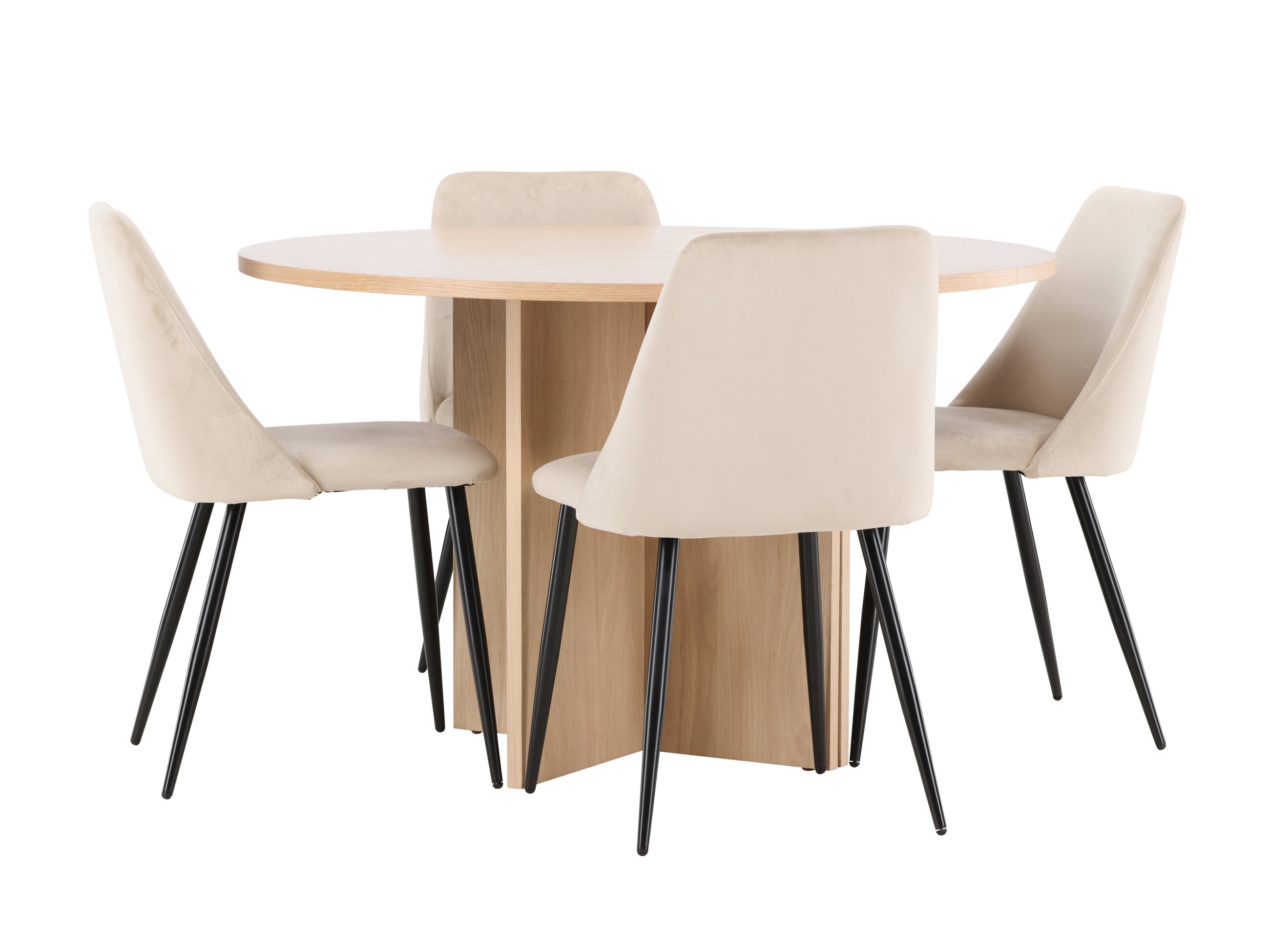 Jedilniški komplet Dallas 4991 (Hrast)