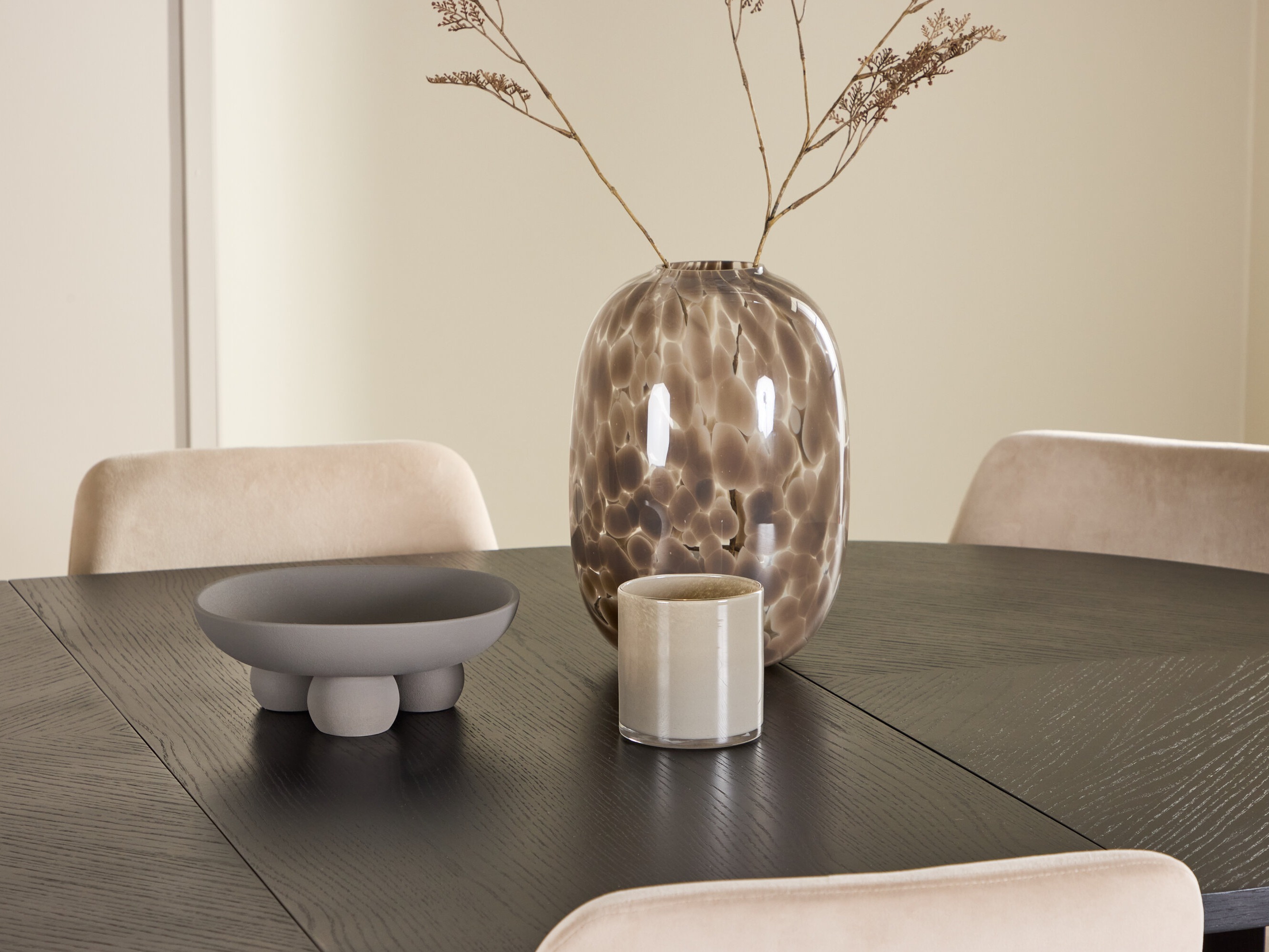 Jedilniški komplet Dallas 4992 (Črna)