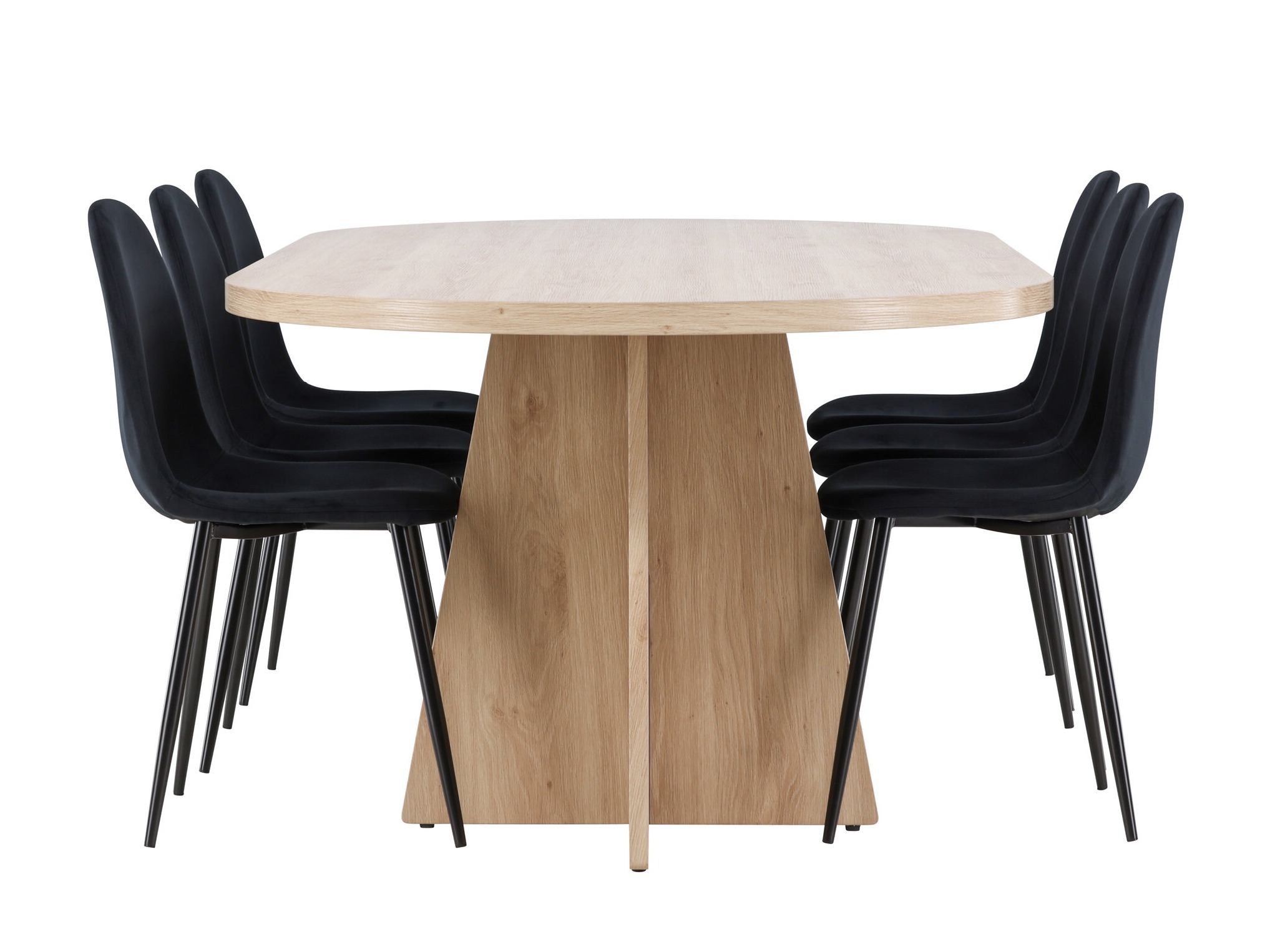 Jedilniški komplet Dallas 4998 (Črna)