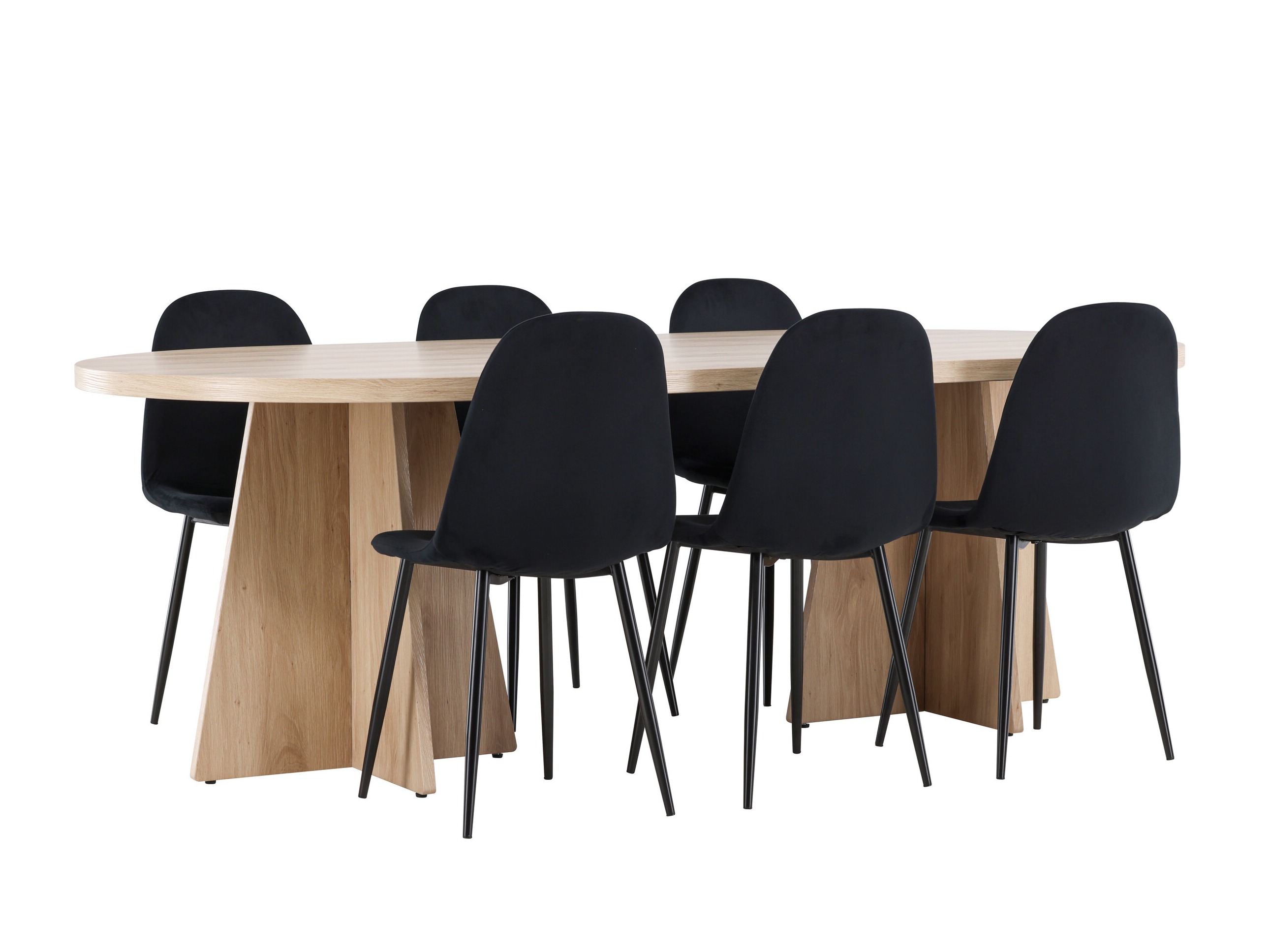 Jedilniški komplet Dallas 4998 (Črna)