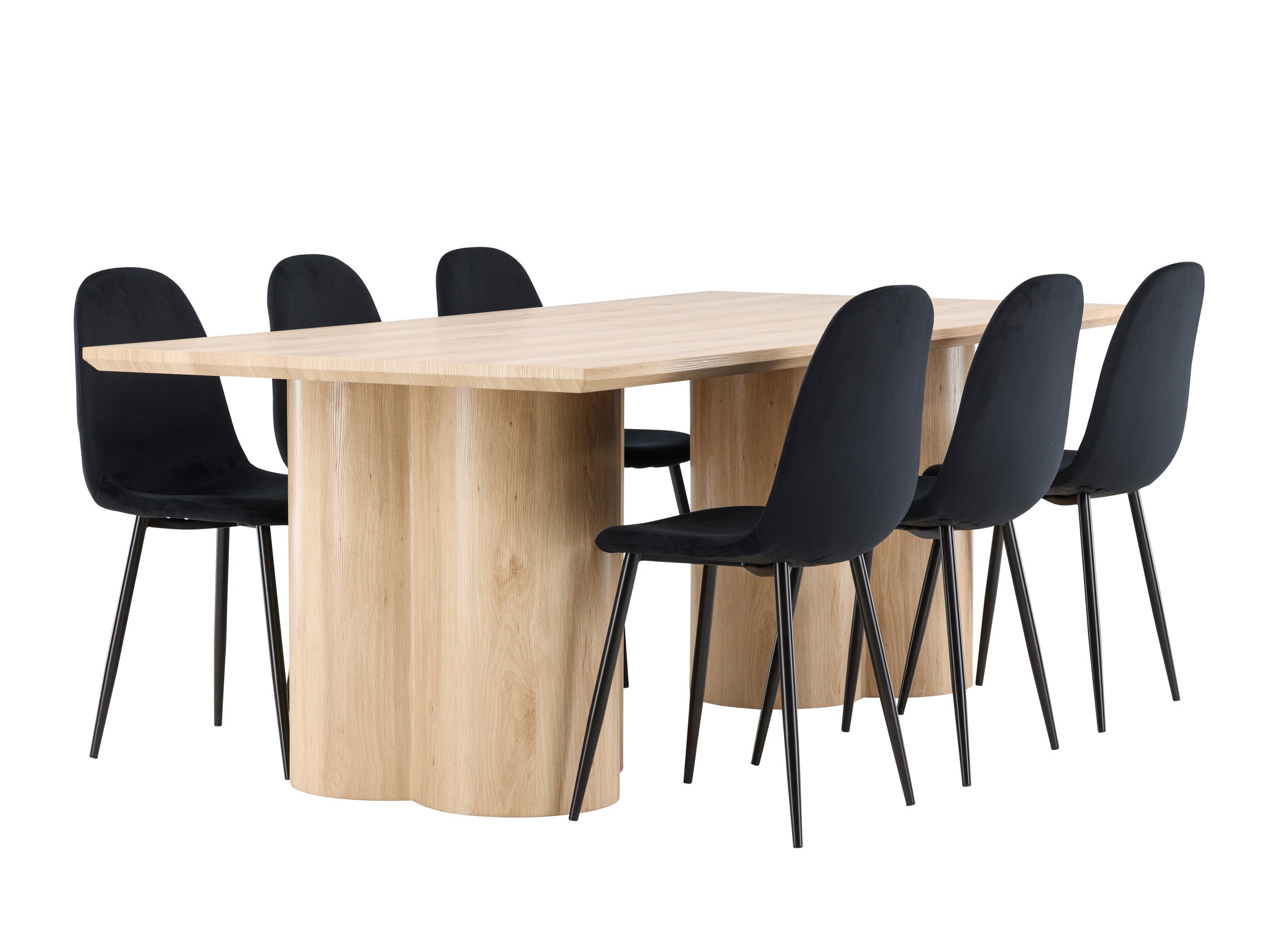 Jedilniški komplet Dallas 5018 (Črna)