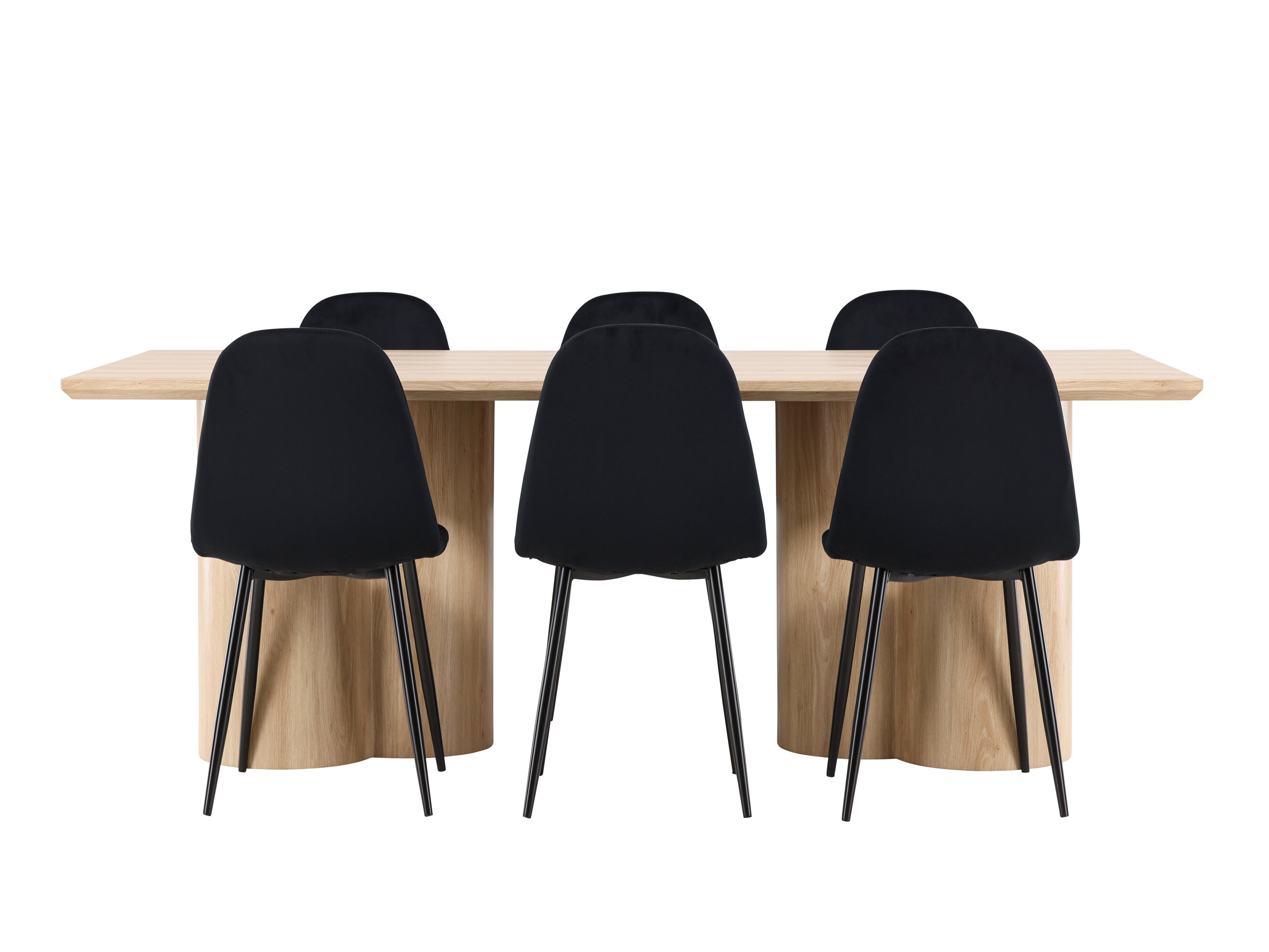 Jedilniški komplet Dallas 5018 (Črna)