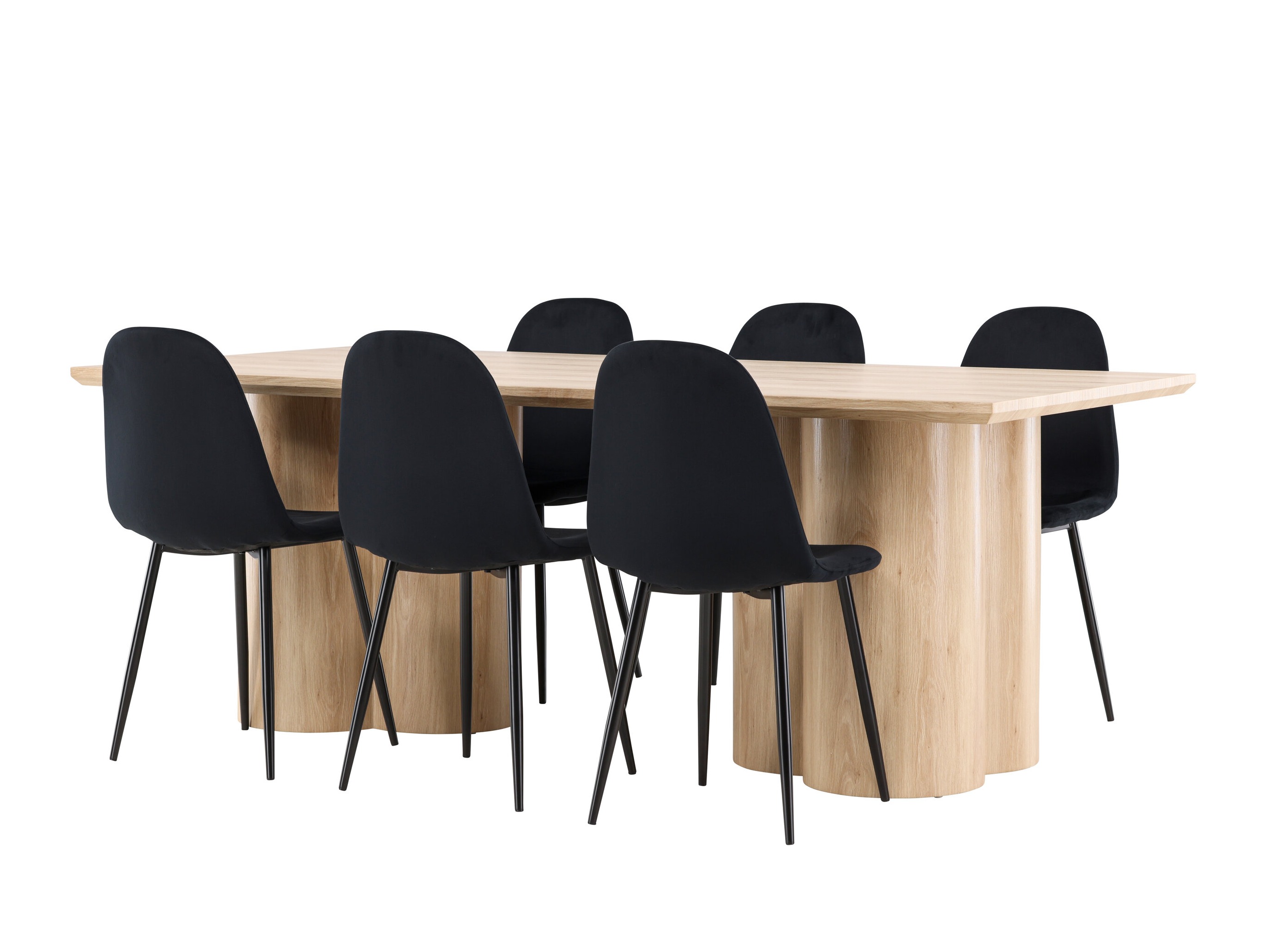 Jedilniški komplet Dallas 5018 (Črna)