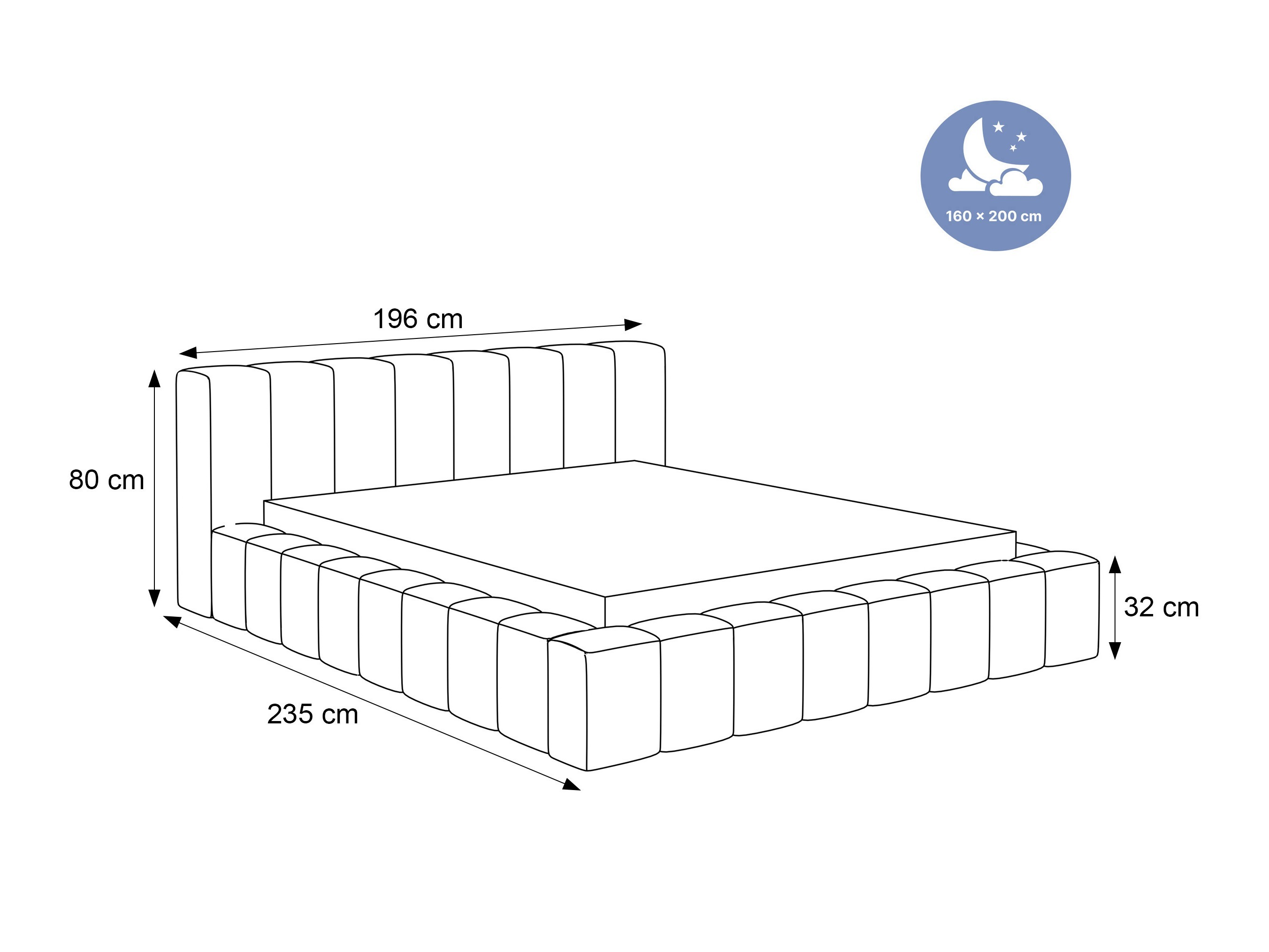 Postelja Hesperia 121 (Magic Velvet 2225)
