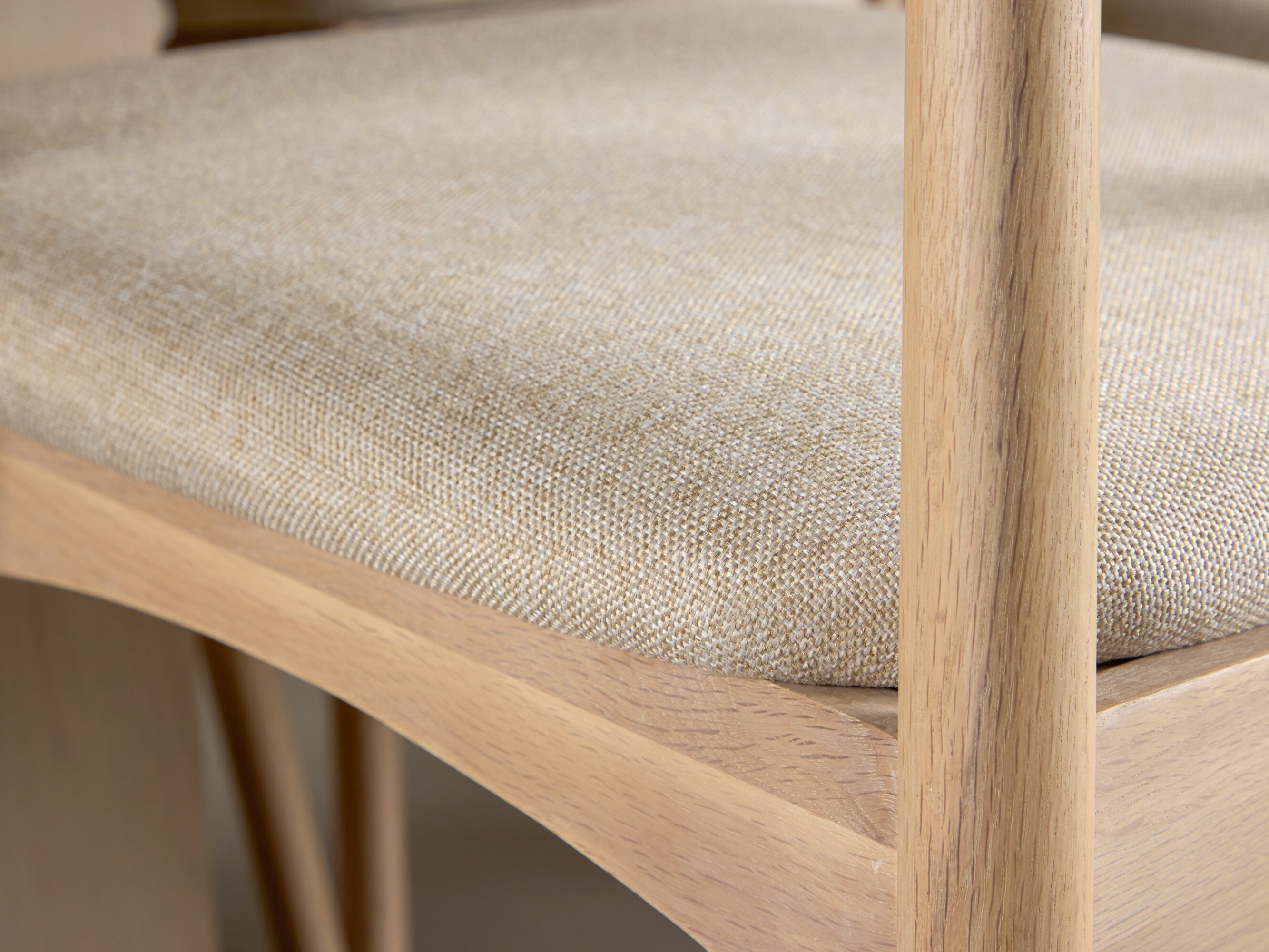 Jedilniški komplet Dallas 5020 (Svetel les + Bež)