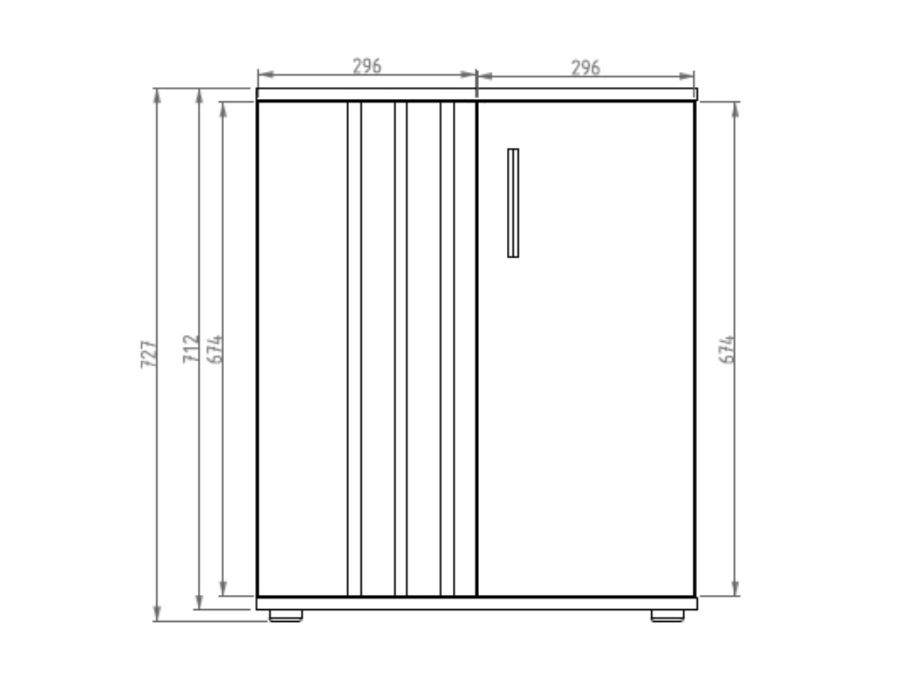 Komoda Baytown 158 (Črna + Artisan hrast)