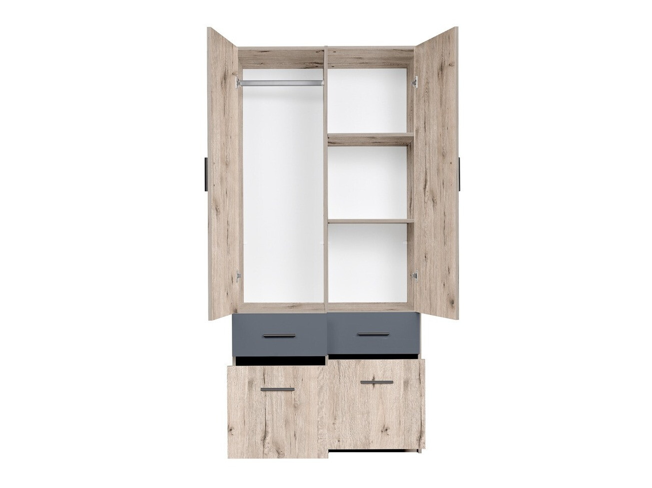 Garderobna omara Fioliva 102 (Wellington hrast)