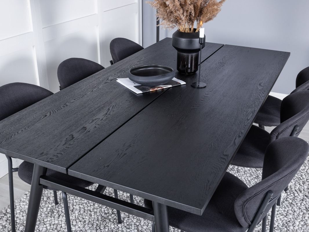 Jedilniški komplet Dallas 5025 (Črna)