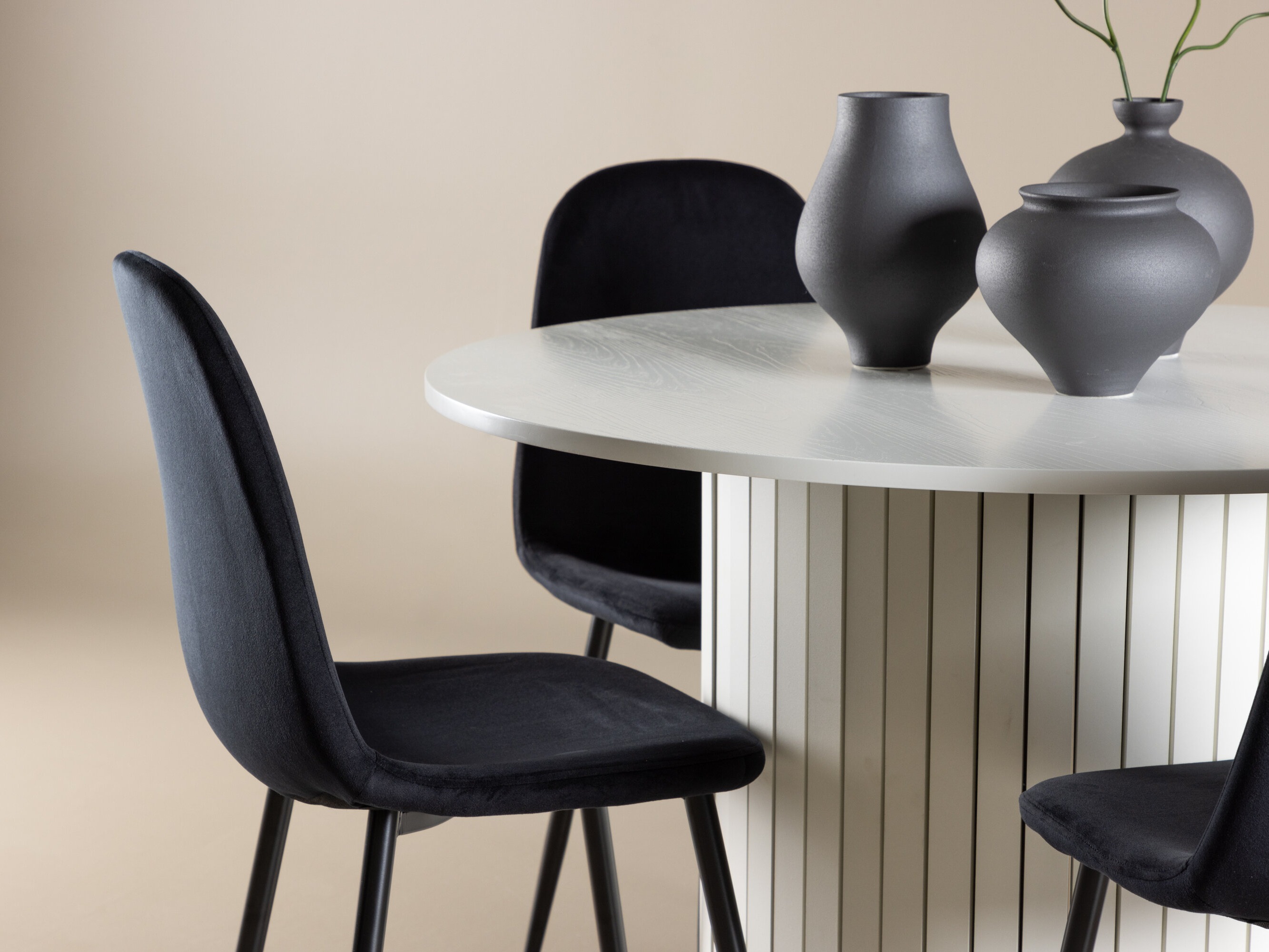 Jedilniški komplet Dallas 5028 (Črna)