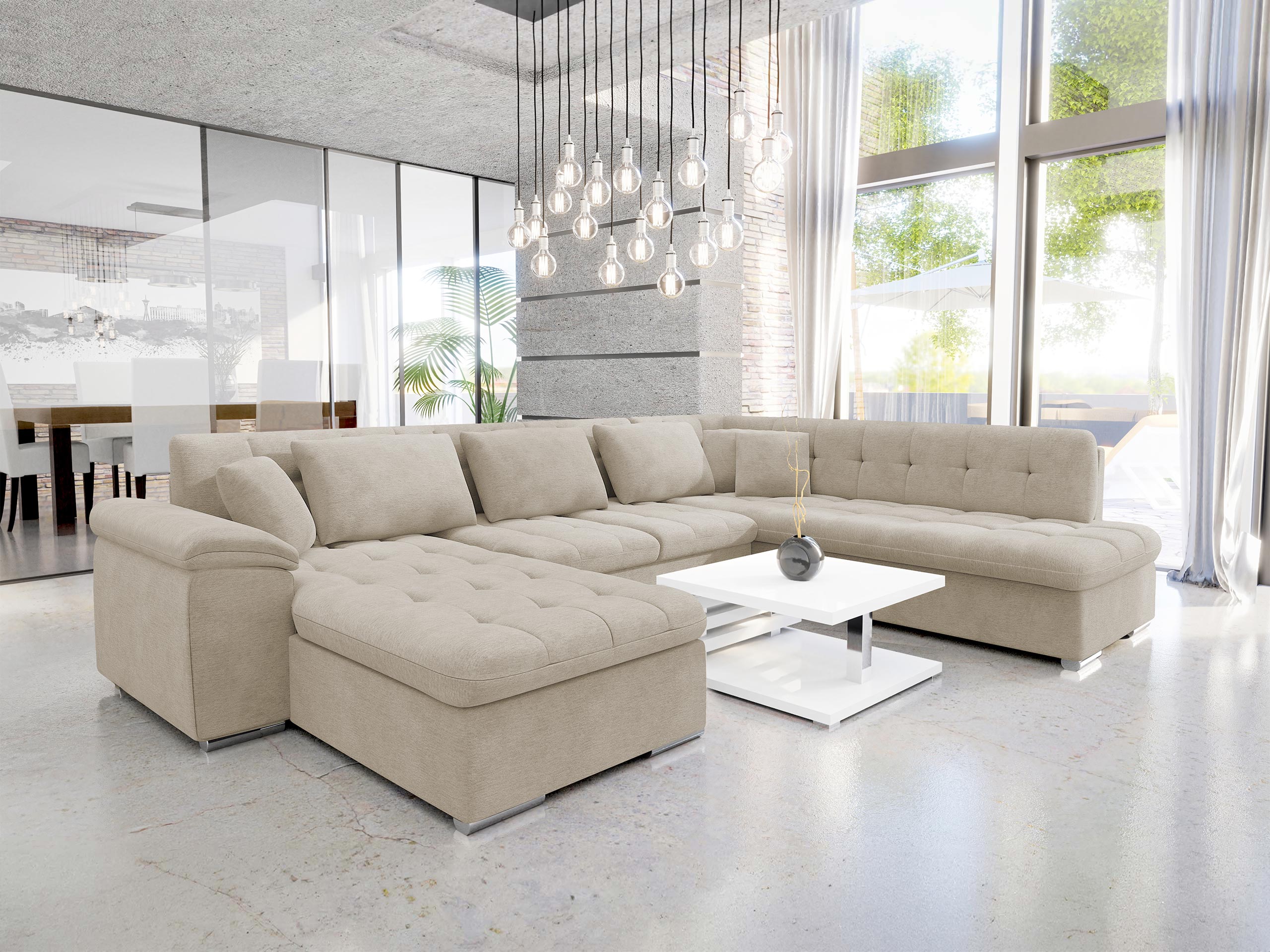 Kotna garnitura Comfivo Gemma II (Levo)